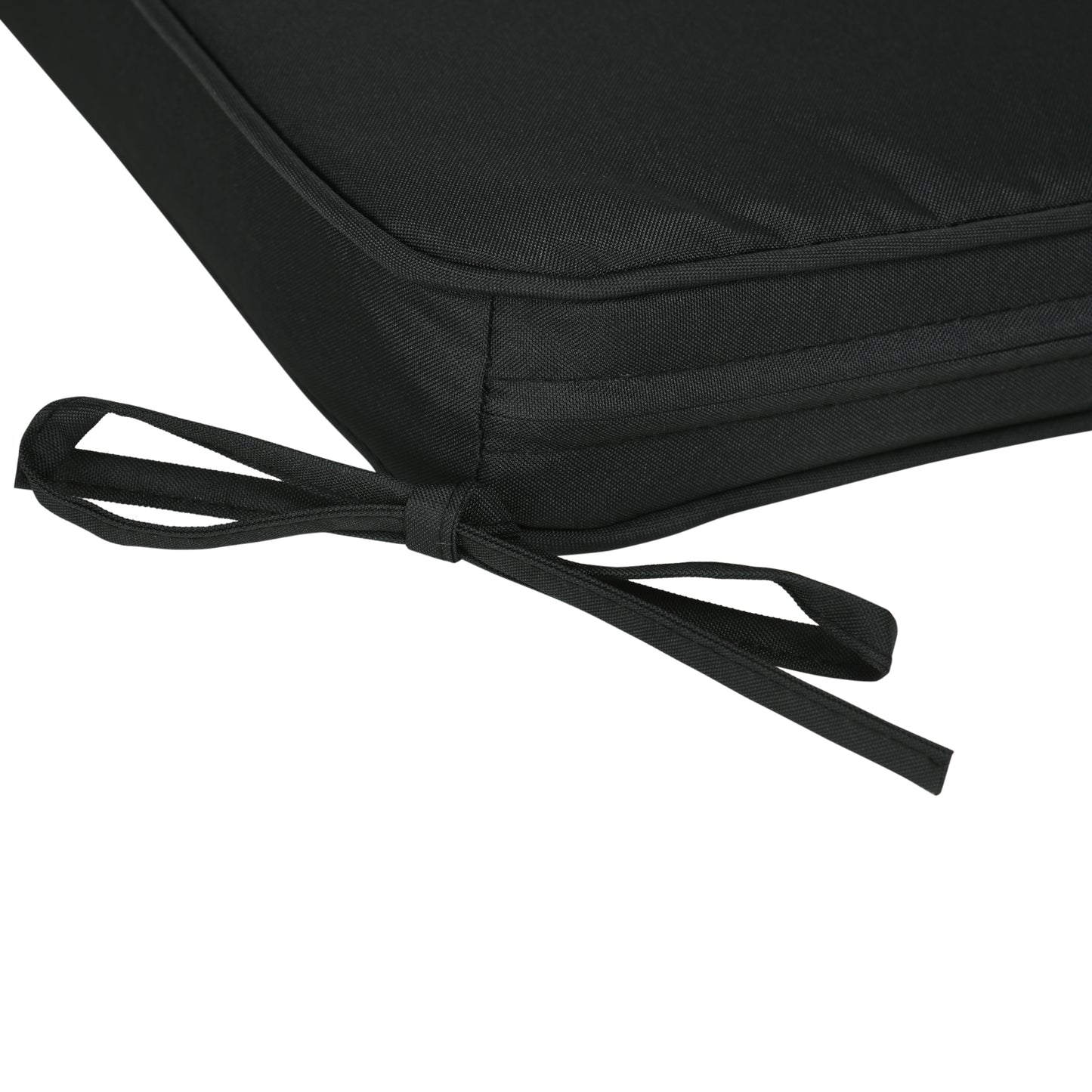 Set of 6 Chair Cushion Seat Pads Dining Chair w/ Straps Indoor
