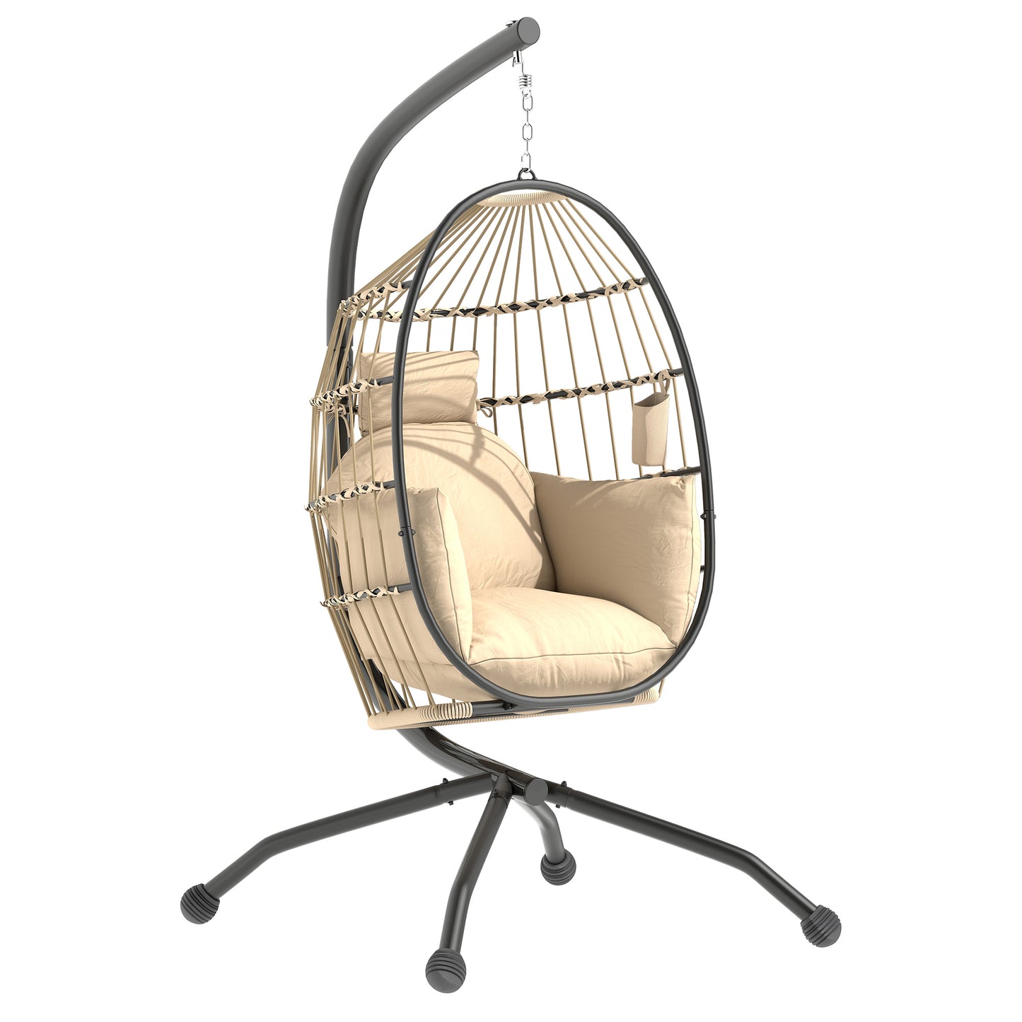 Hanging Egg Chair Outdoor Indoor Garden Swing Chair