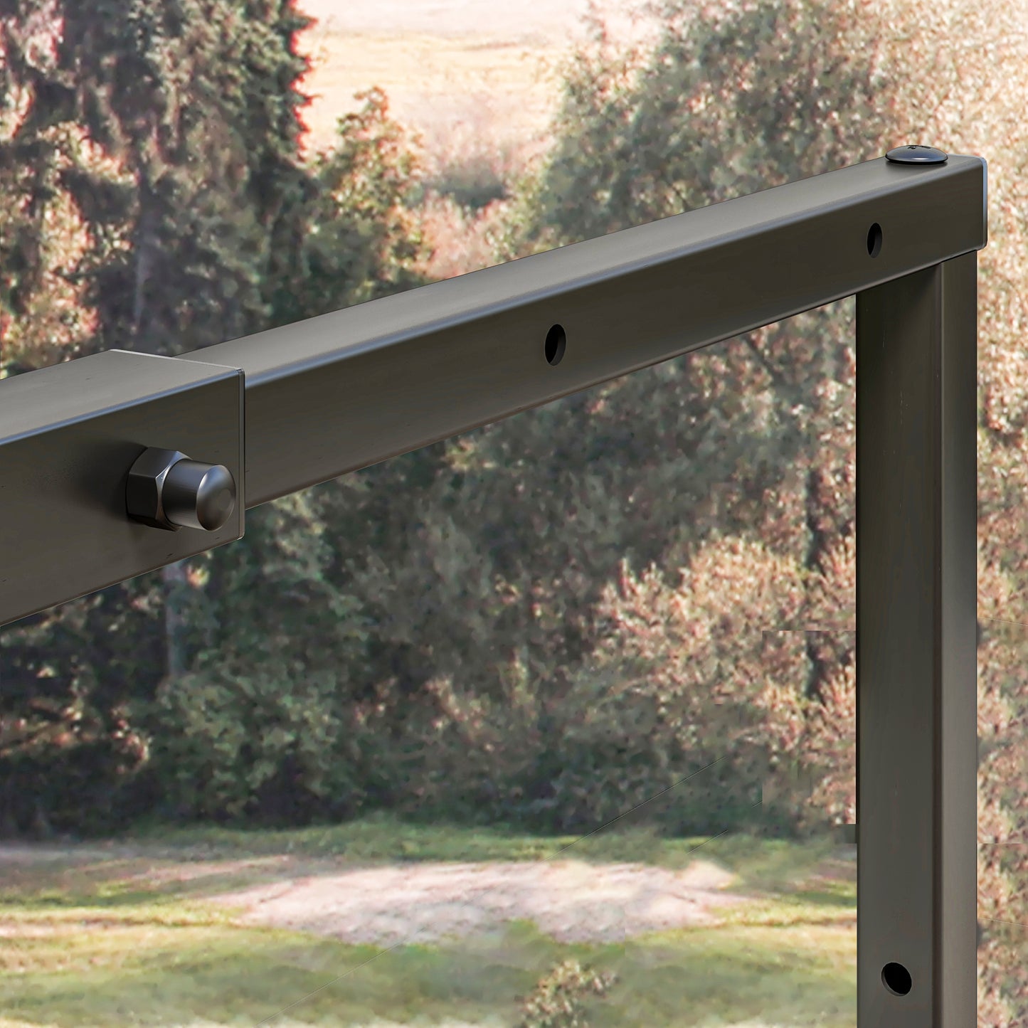 Firewood Log Rack Set of 2, Retractable Metal Wood Store Holder