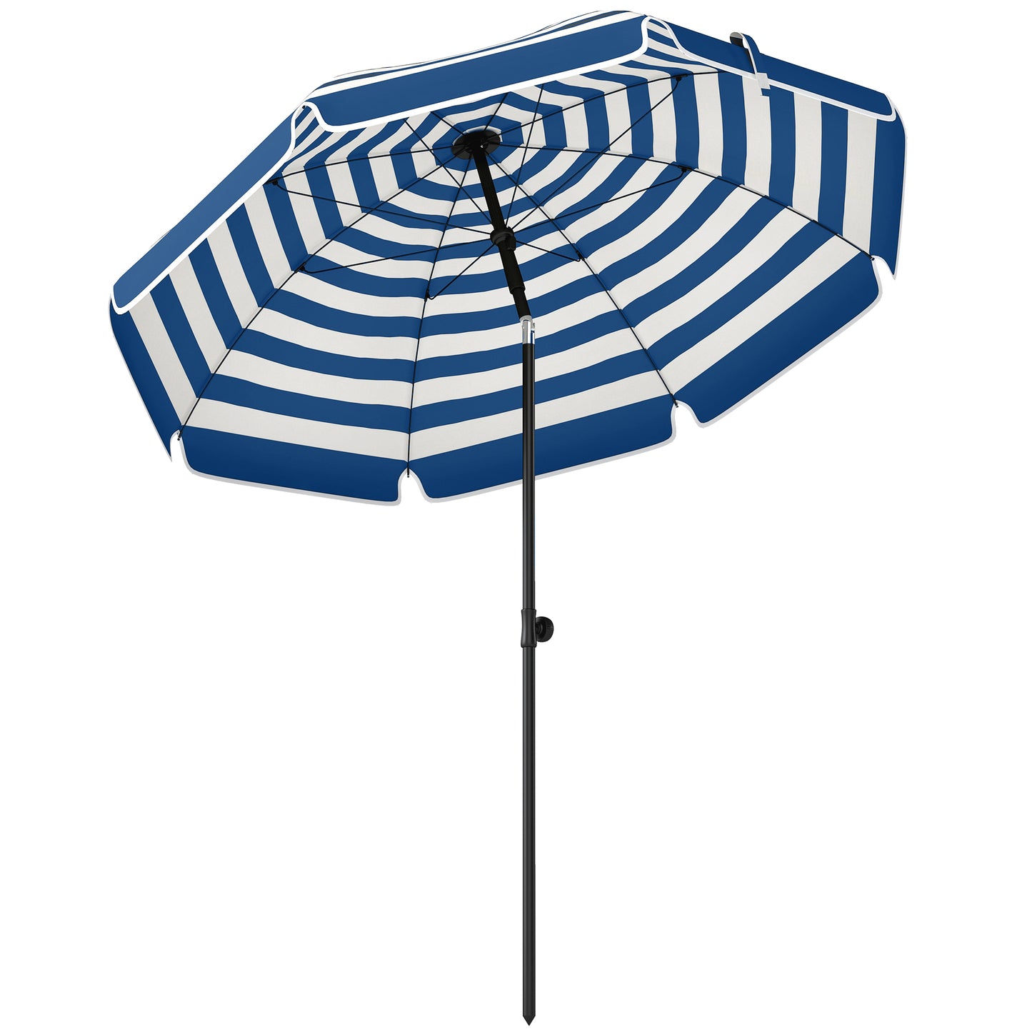 1.8 m Beach Umbrella Parasol with Sand Anchor (3)