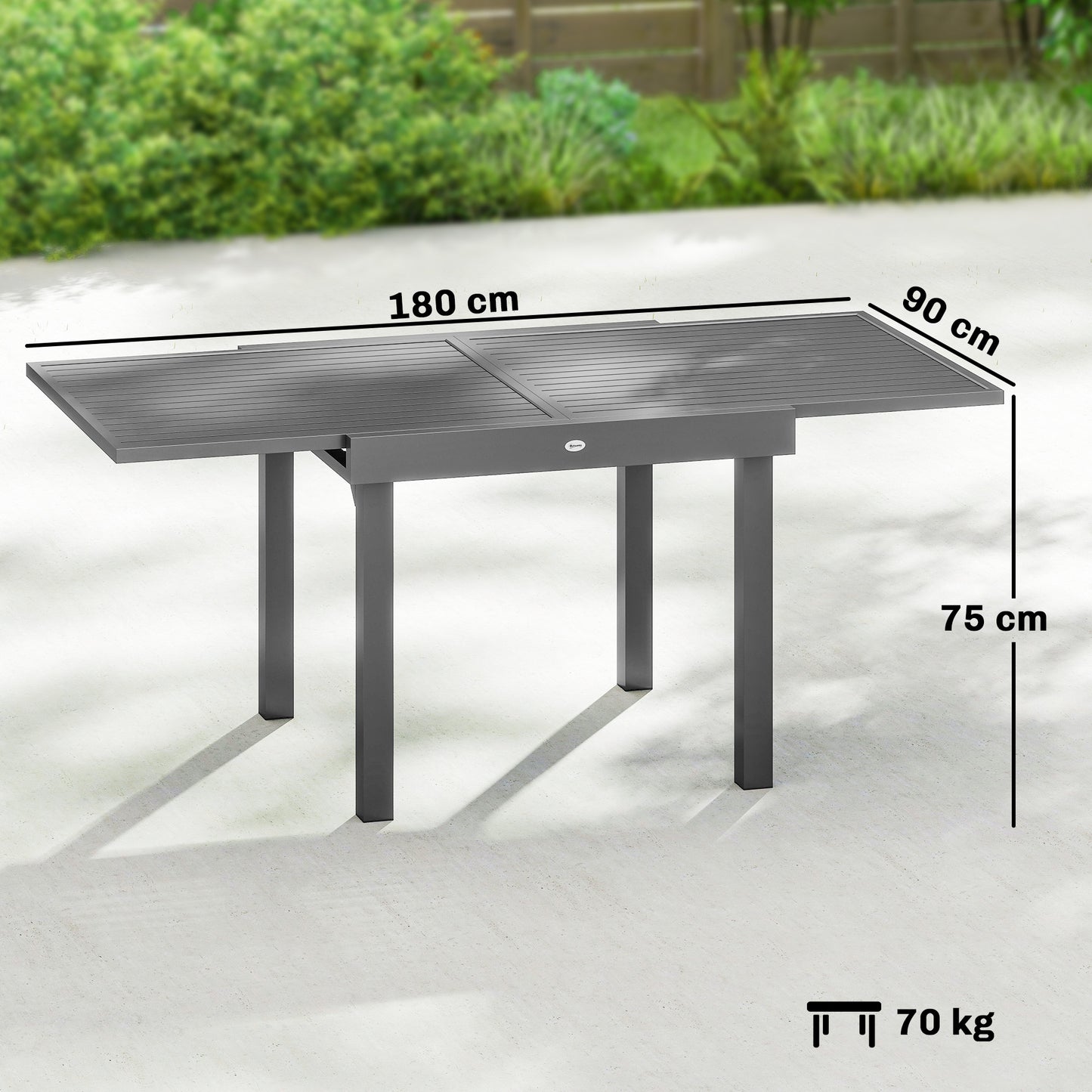 Extending Garden Table for 4-8 People