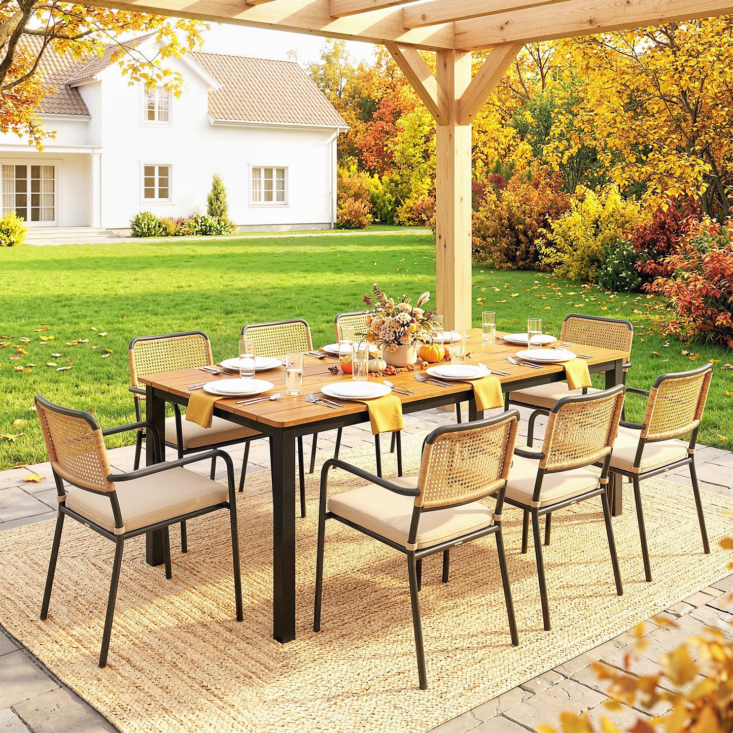 Garden Dining Table for 6-8 Person (1)
