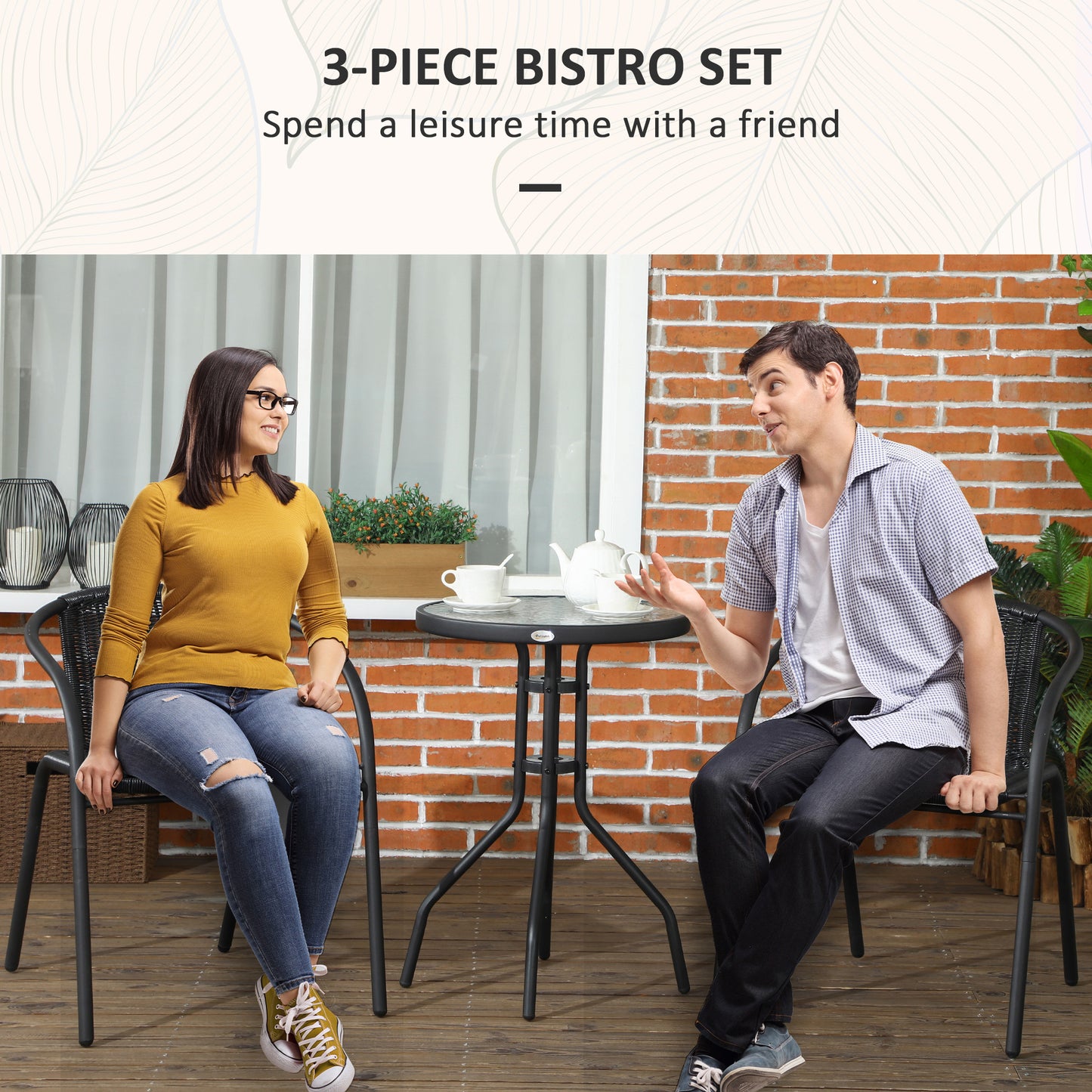 3 Pieces Rattan Bistro Set (4)