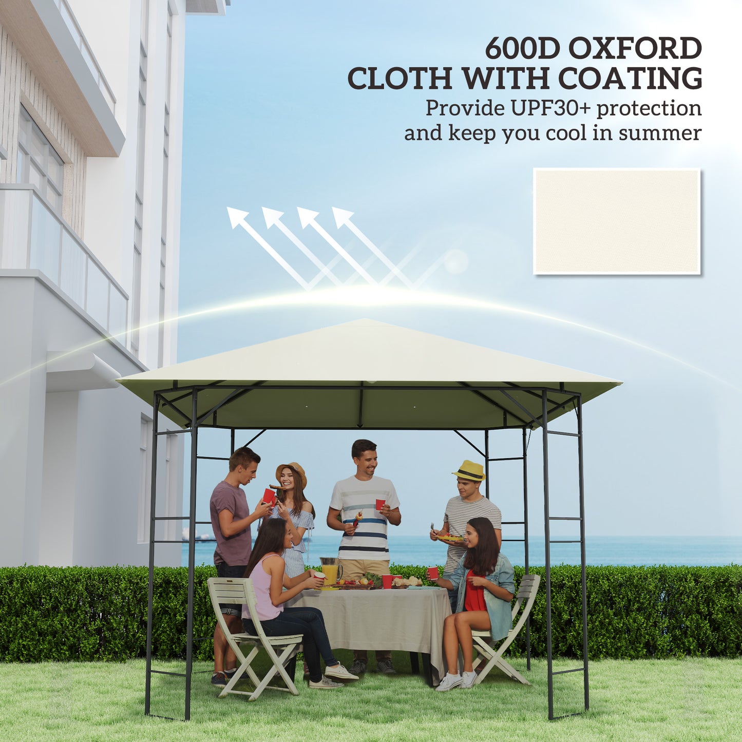 3 x 3(m) Gazebo Canopy Replacement, for 01-0867