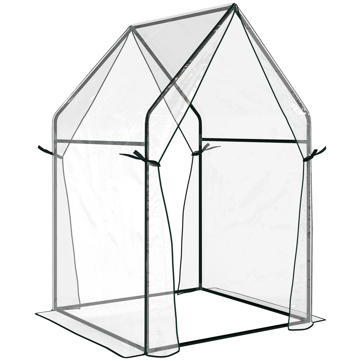 Mini Greenhouse, Garden Tomato Growhouse with 2 Zipped Doors