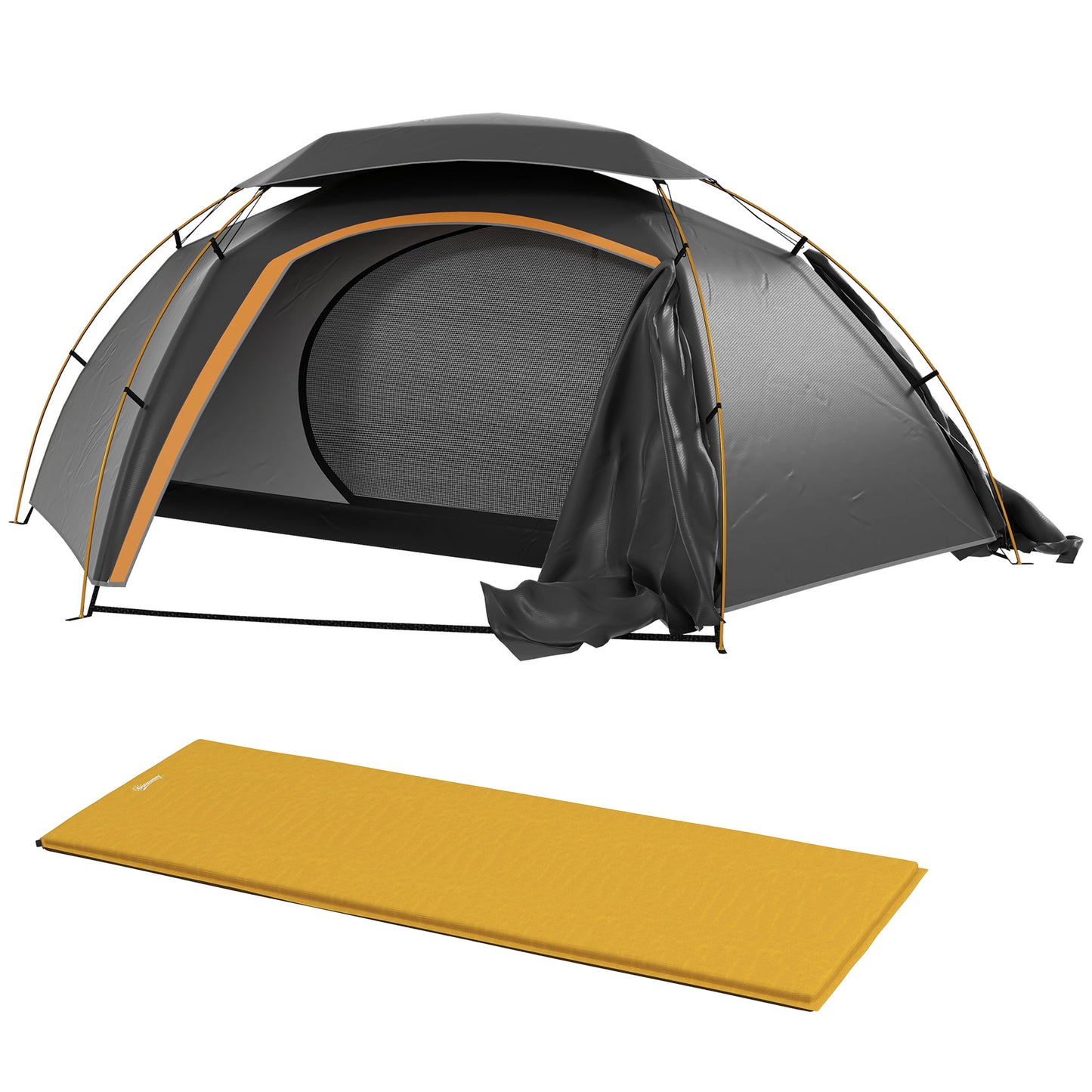 Camping Tent with Self Inflatable Mattress (3)