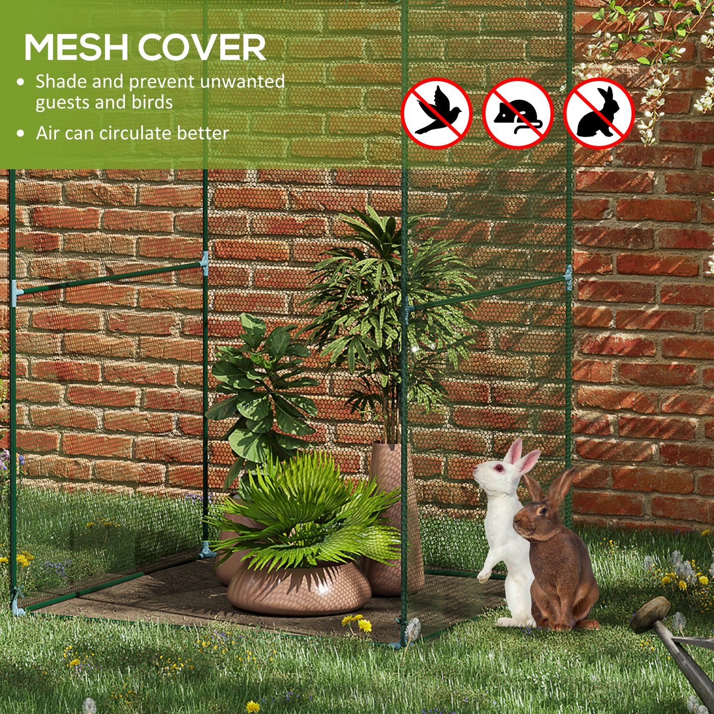 Set of 2 Fruit Cage Bird Netting