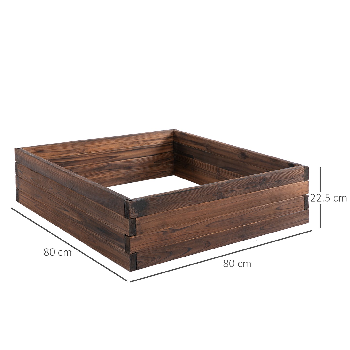 128L Wooden Raised Beds for Garden Planter Grow Containers