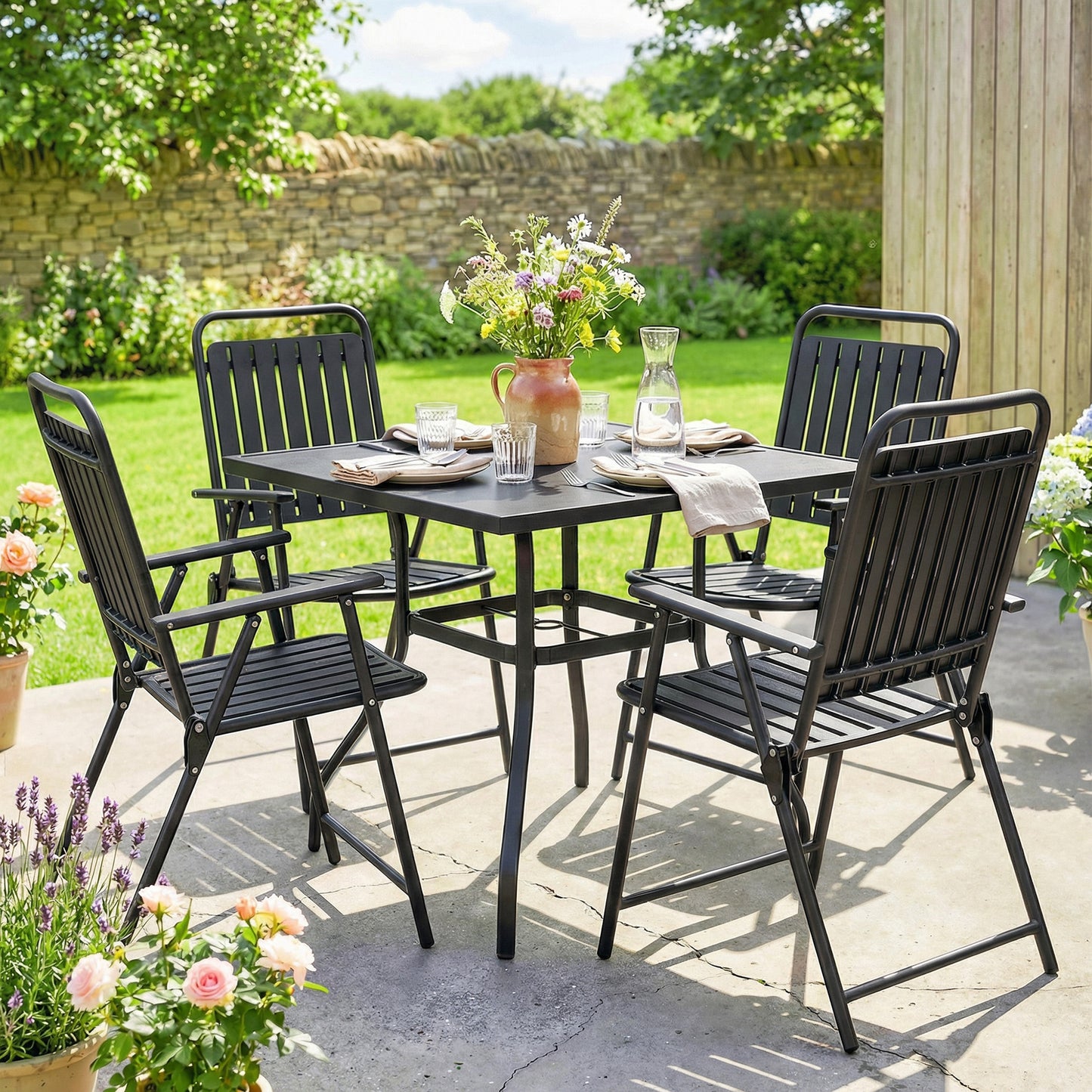 Folding Garden Chairs, Garden Dining Chairs