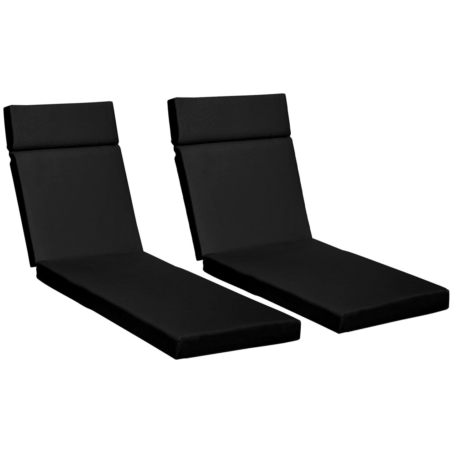 Set of 2 Sun Lounger Cushions