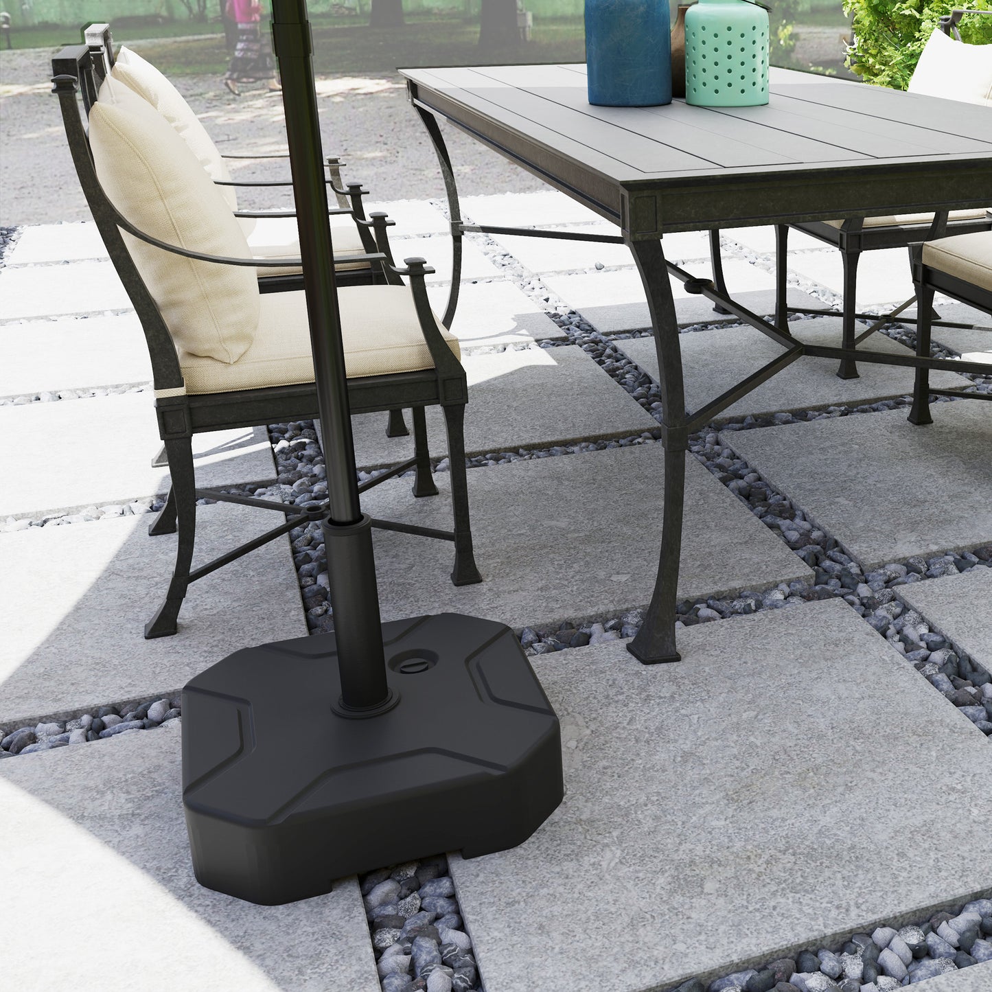 Square Garden Parasol Base