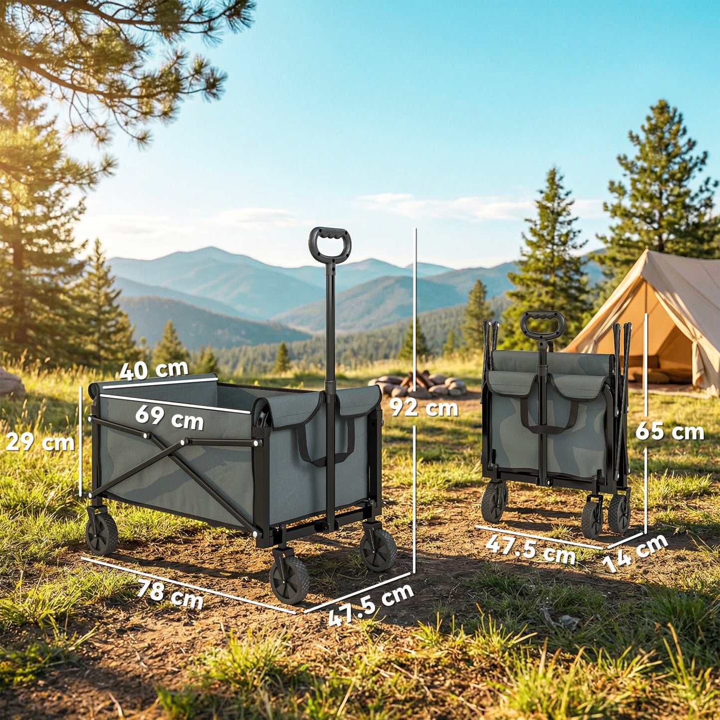 81L Festival Trolley on Wheels