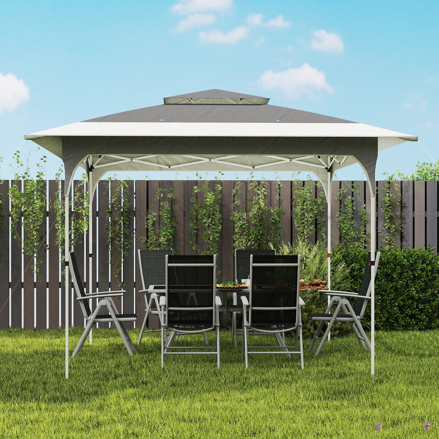 3.5 x 3.5 m Pop Up Gazebo with One-Push Setup
