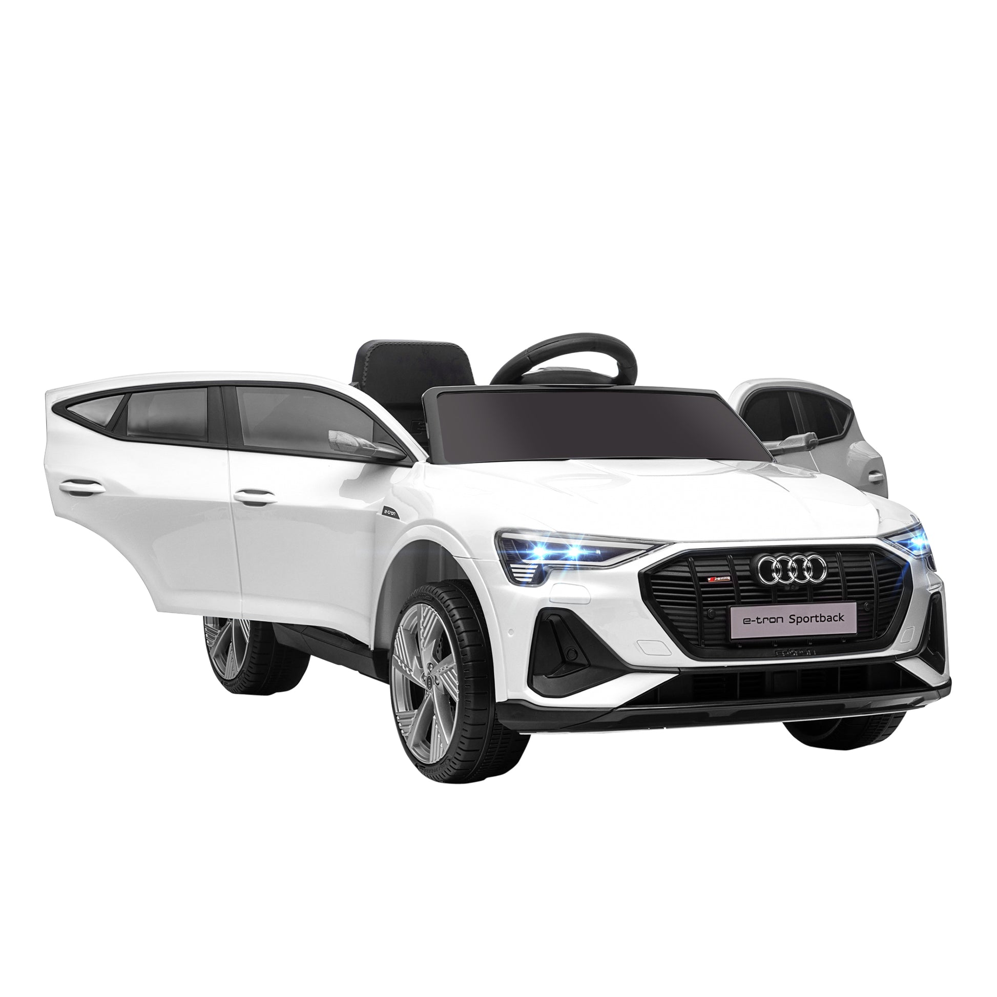 12V Kids Electric Ride-On Car, with Remote Control, Lights, Music