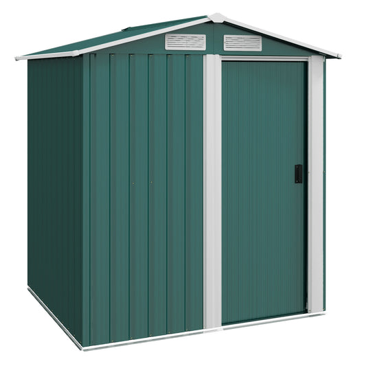 Garden Metal Tool Storage Shed with Sliding Door (2)