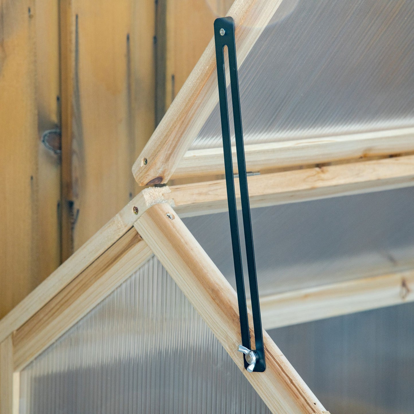 Wooden Cold Frame Garden Polycarbonate Greenhouse