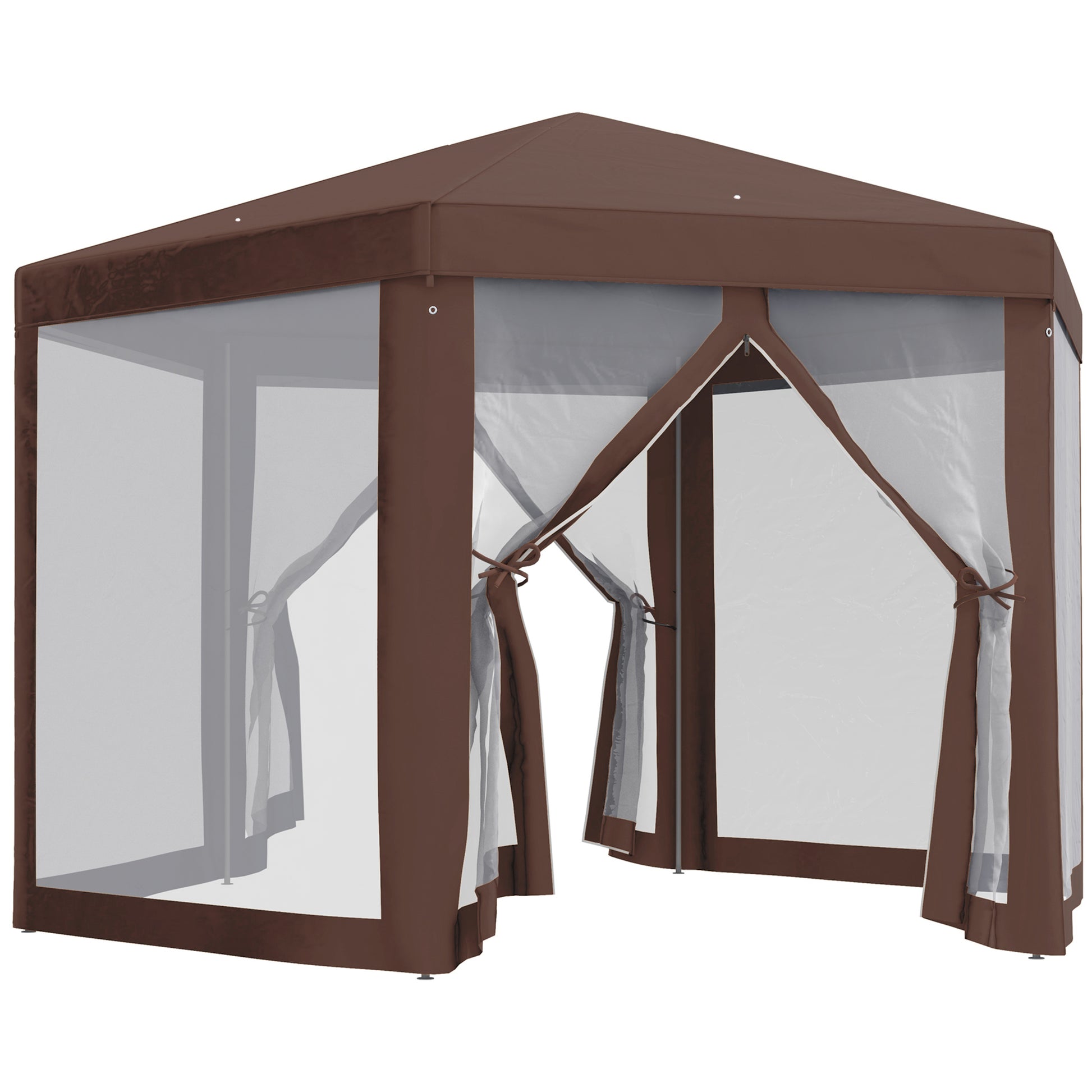 Hexagonal Garden Gazebo Patio Party Outdoor Canopy Tent Sun Shelter