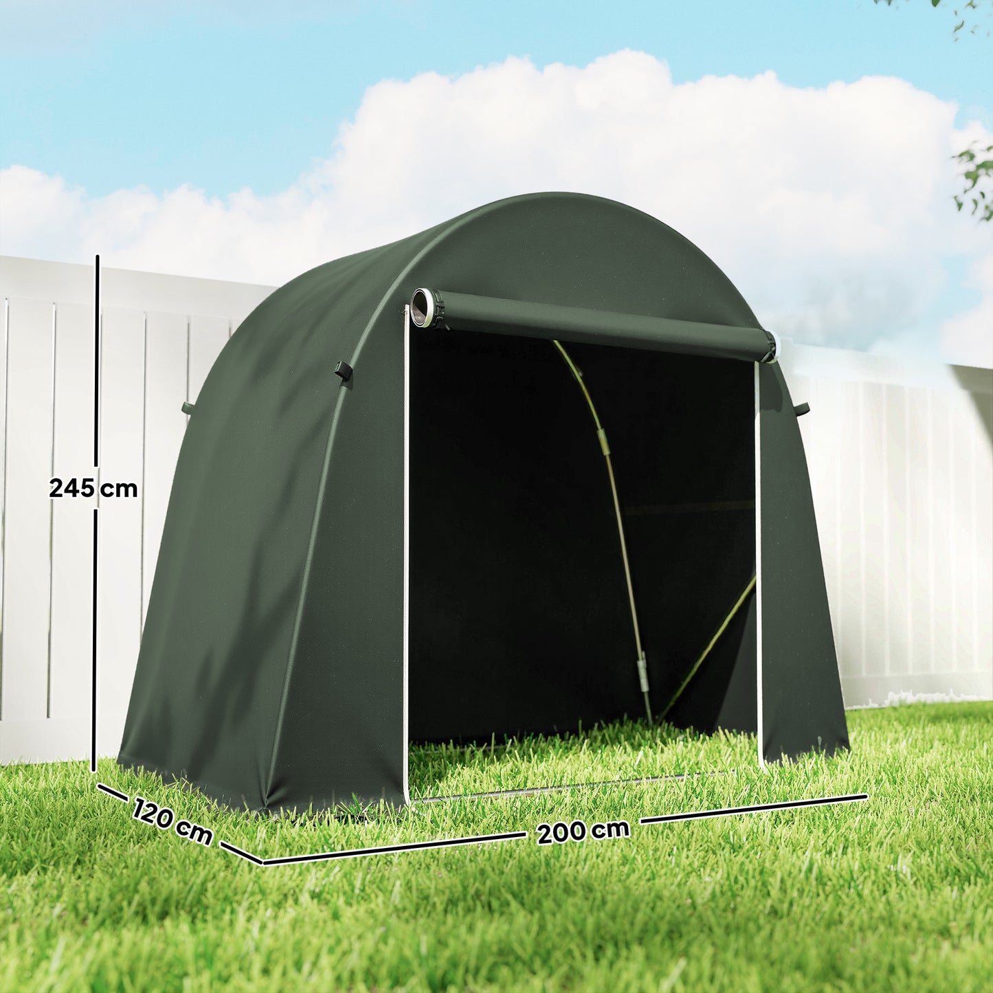 8 x 4 ft Garden Storage Tent