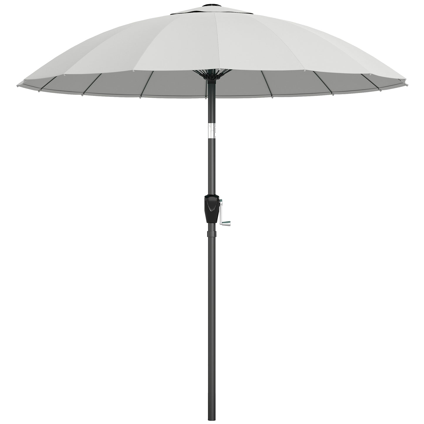 2 m Shanghai Garden Parasol Umbrella with 16 Fibreglass Ribs