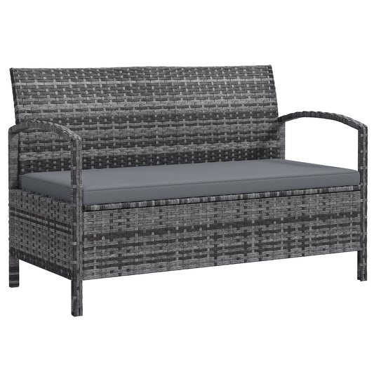 125L Storage Garden Bench, with Cushion