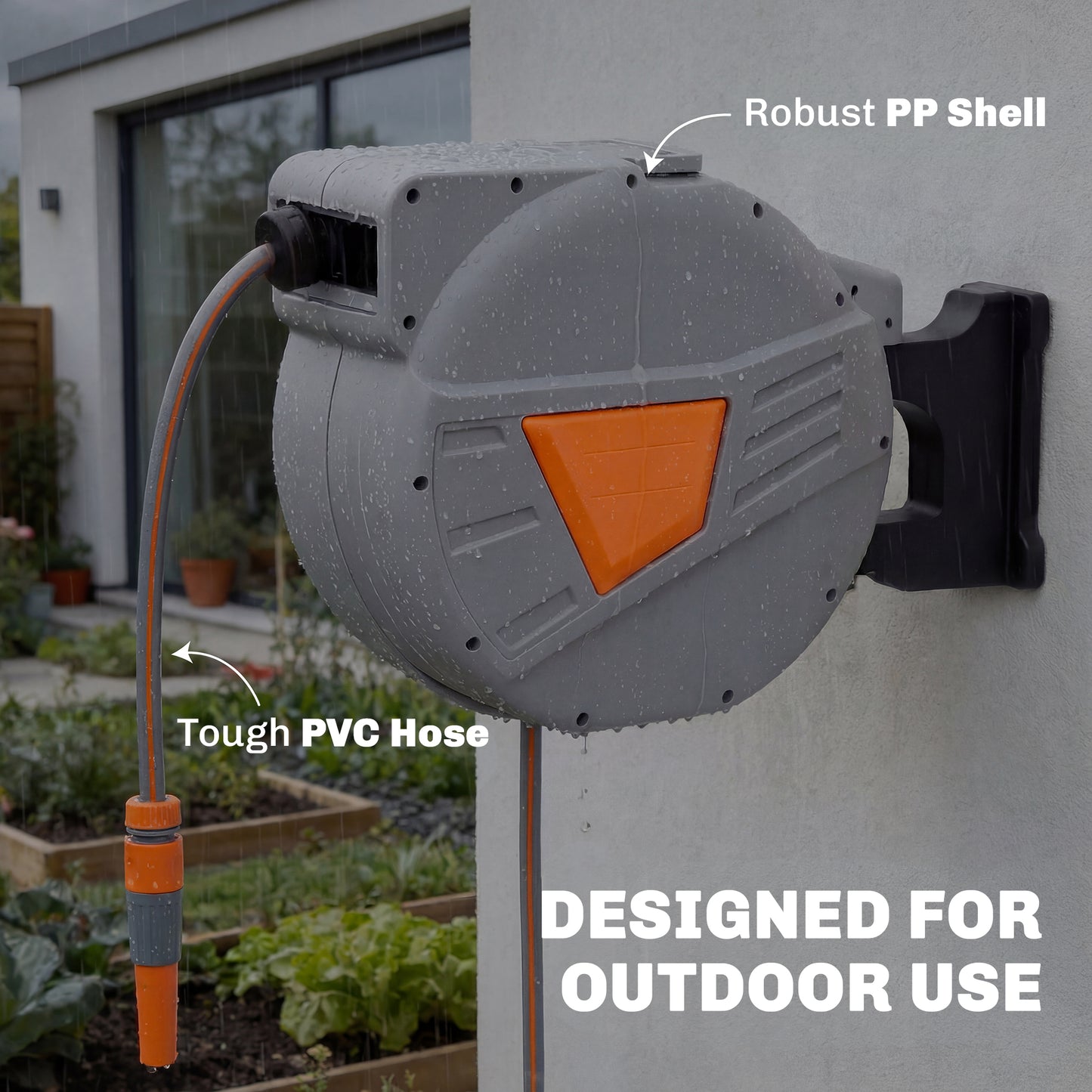 Retractable Hose Reel Wall Mounted (5)