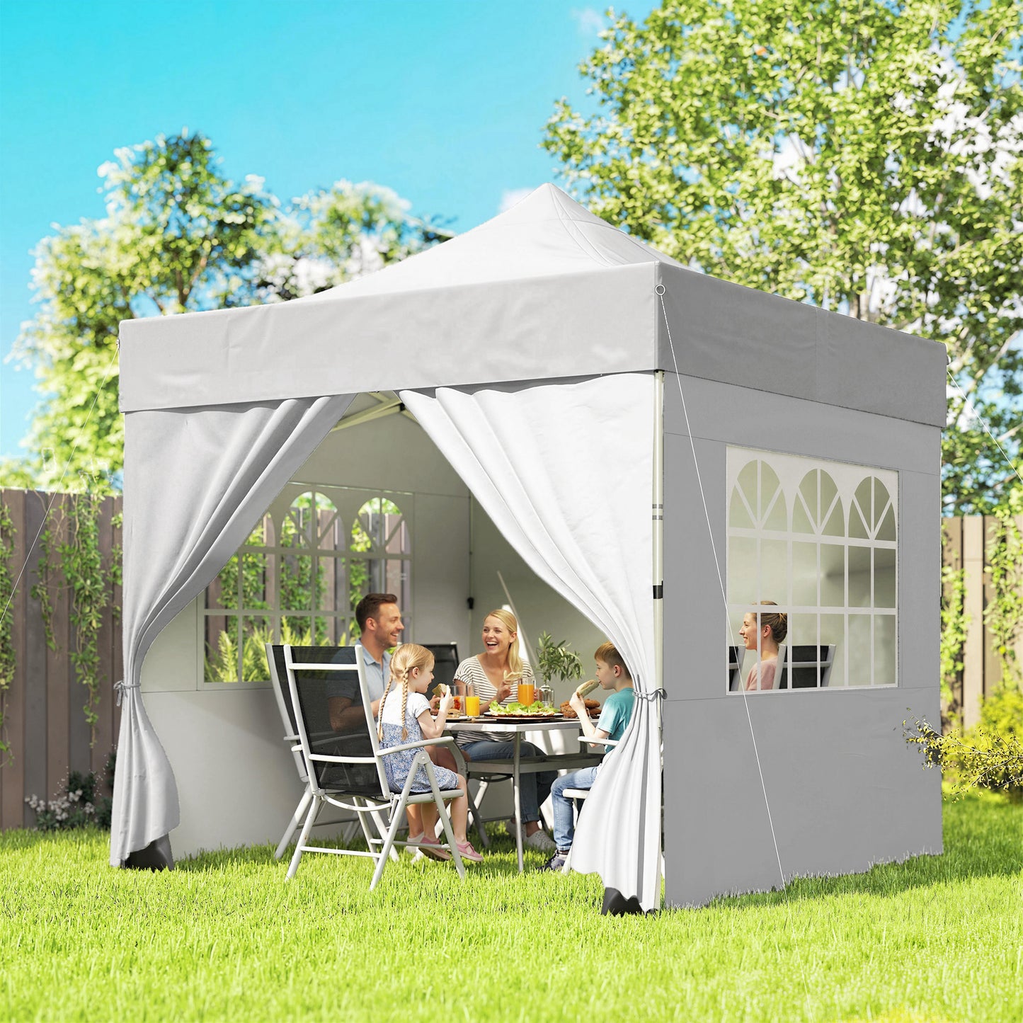 3 x 3 m Pop Up Gazebo with Sidewalls