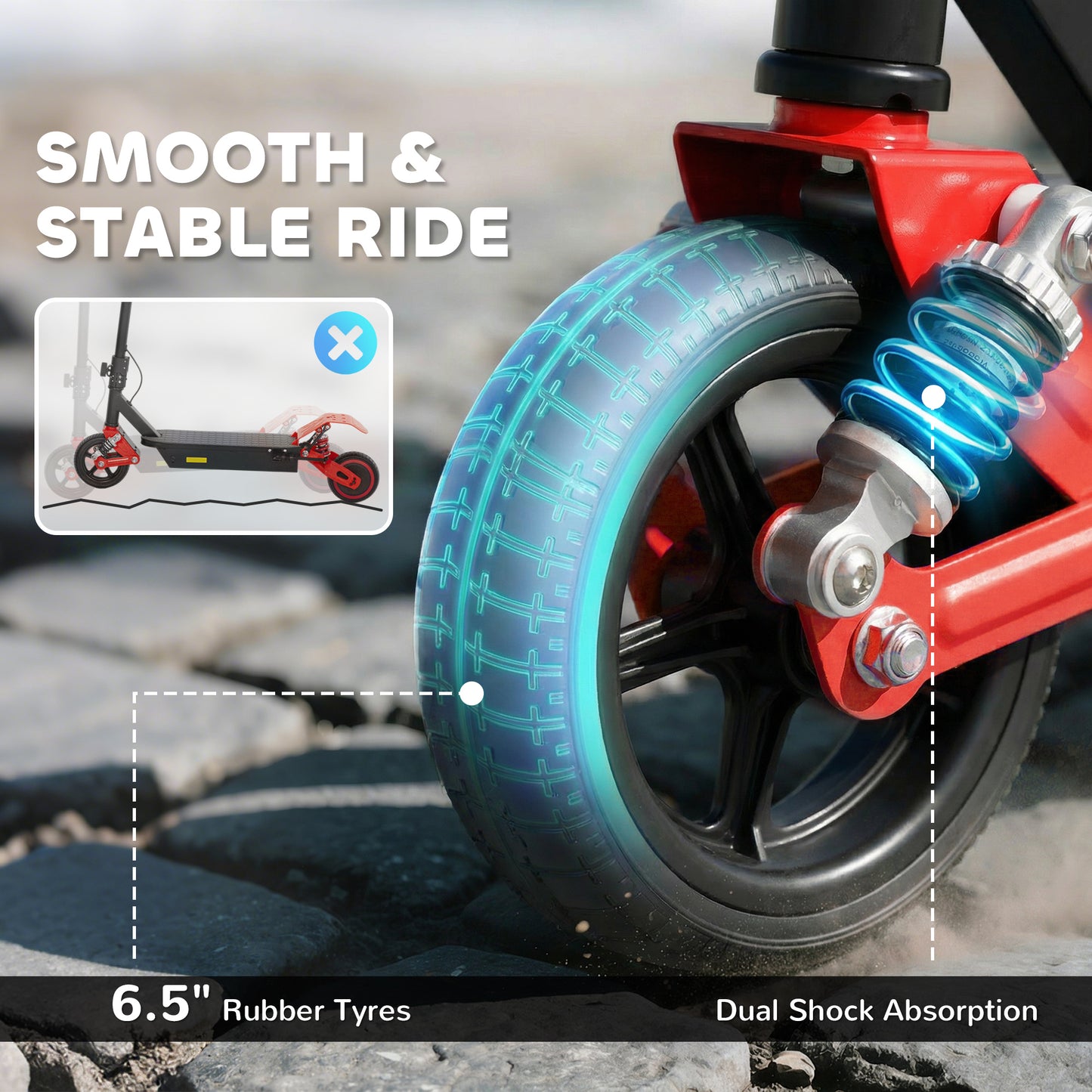 Foldable Kids Electric Scooter with LCD Display