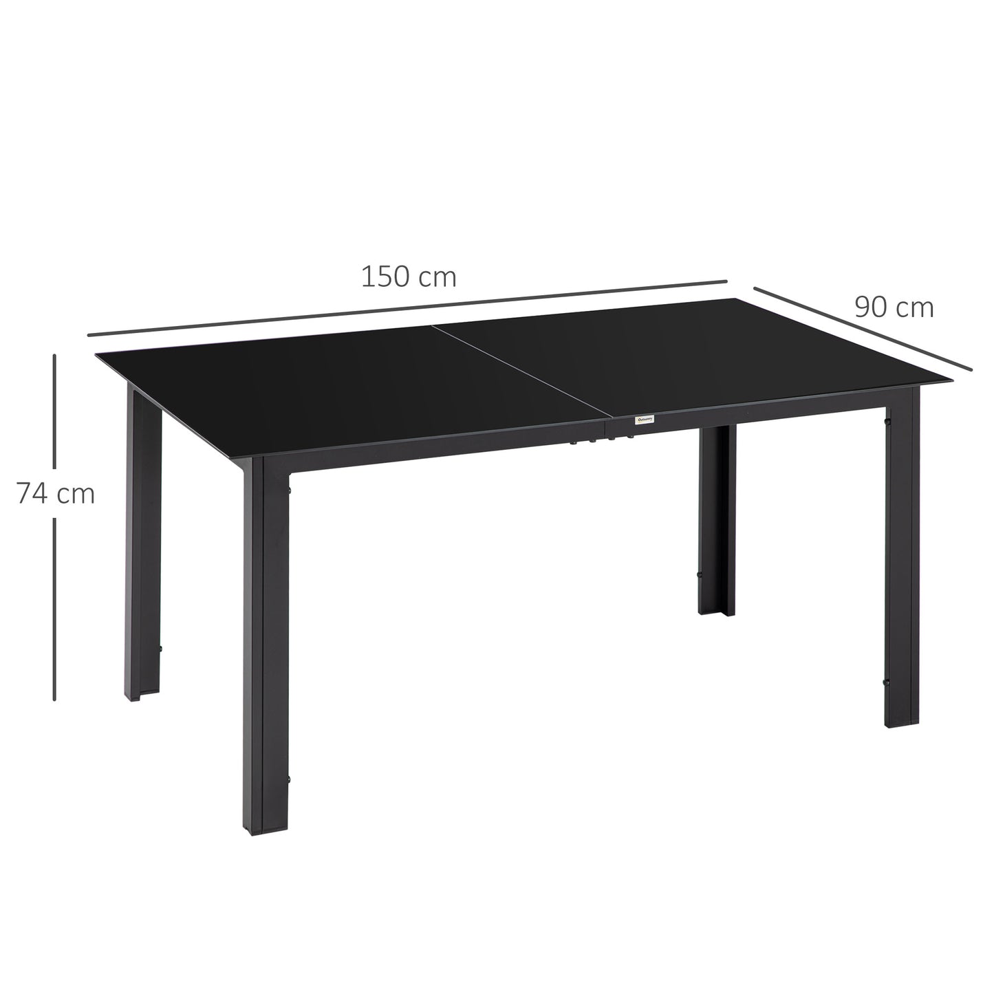 Outdoor Dining Table for 6