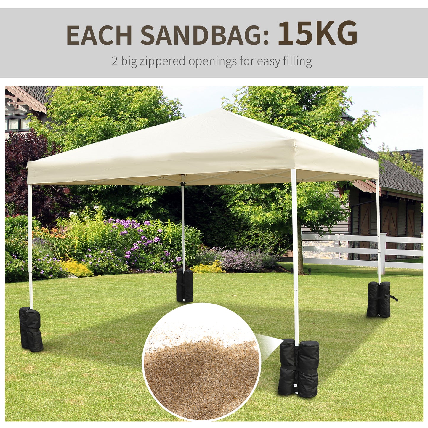 15 kg Heavy Duty Gazebo Weight Sand Bags