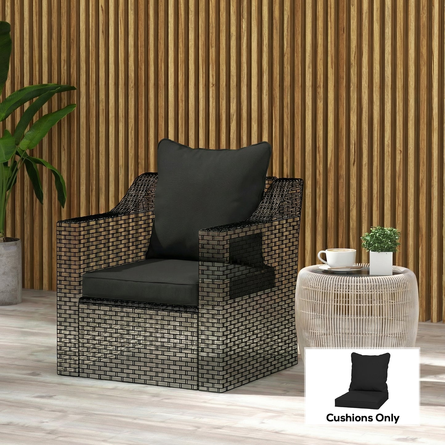 Seat and Back Padded Cushion Set, CUSHION ONLY