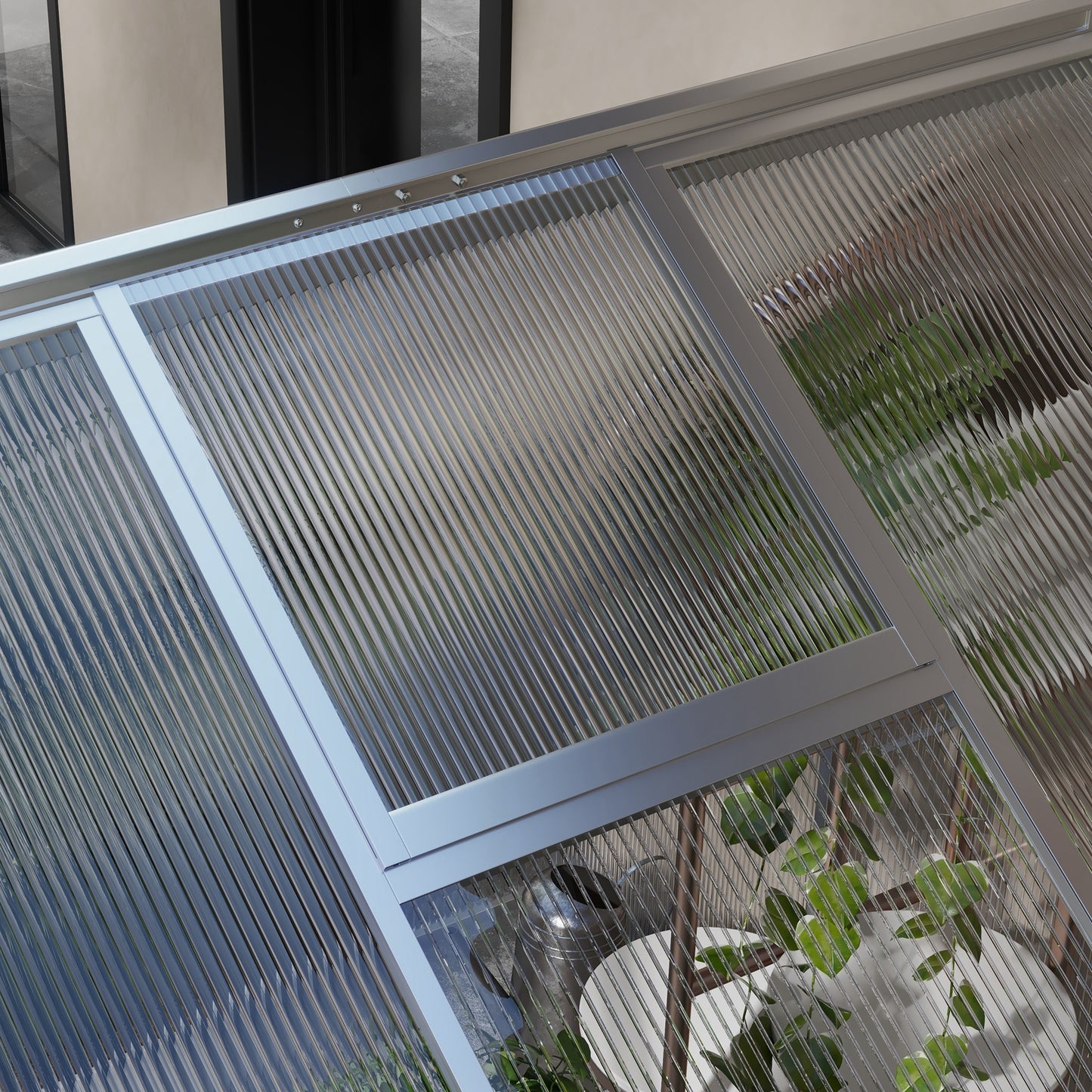 6 x 6ft Aluminium Frame Greenhouse