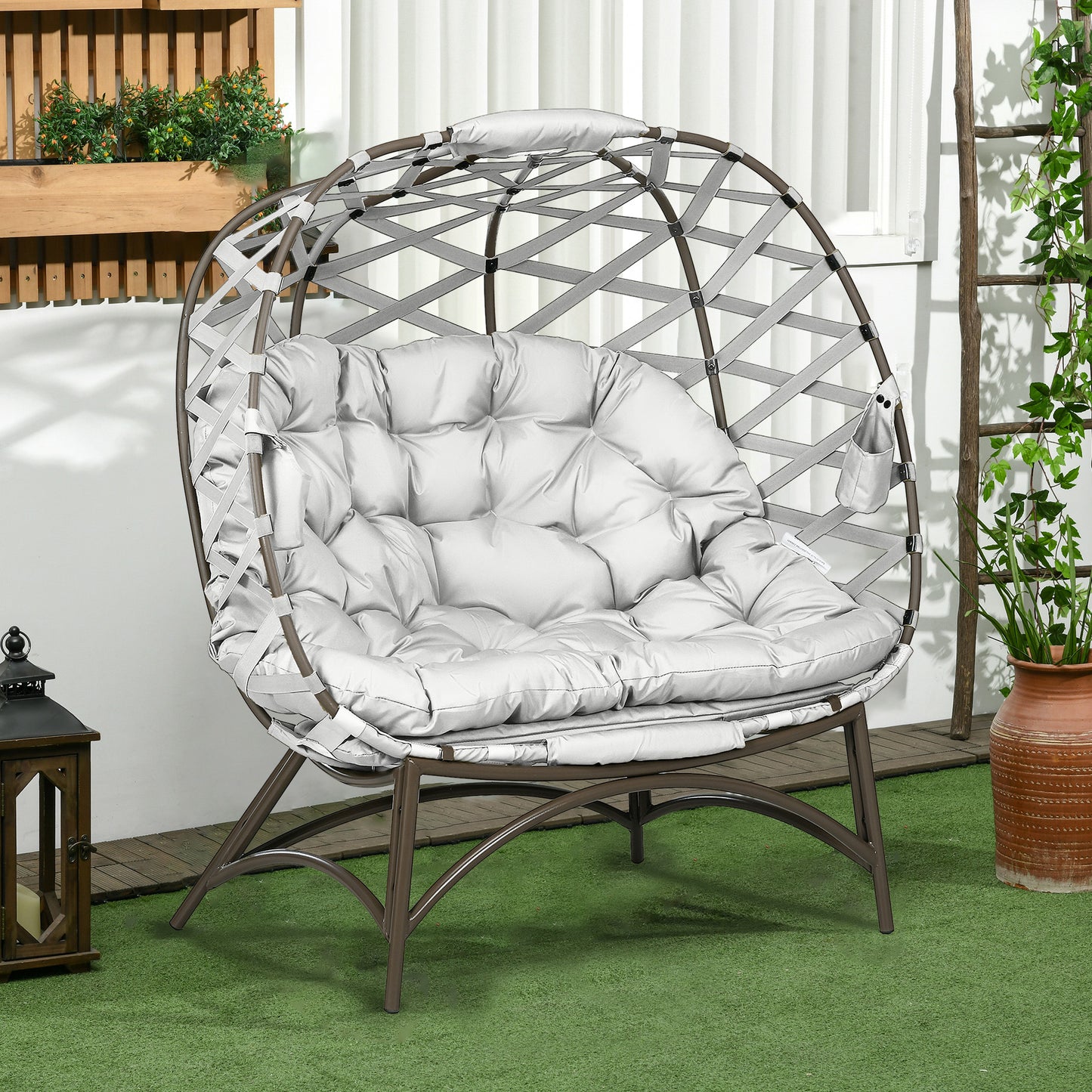 2 Seater Egg Chair Outdoor