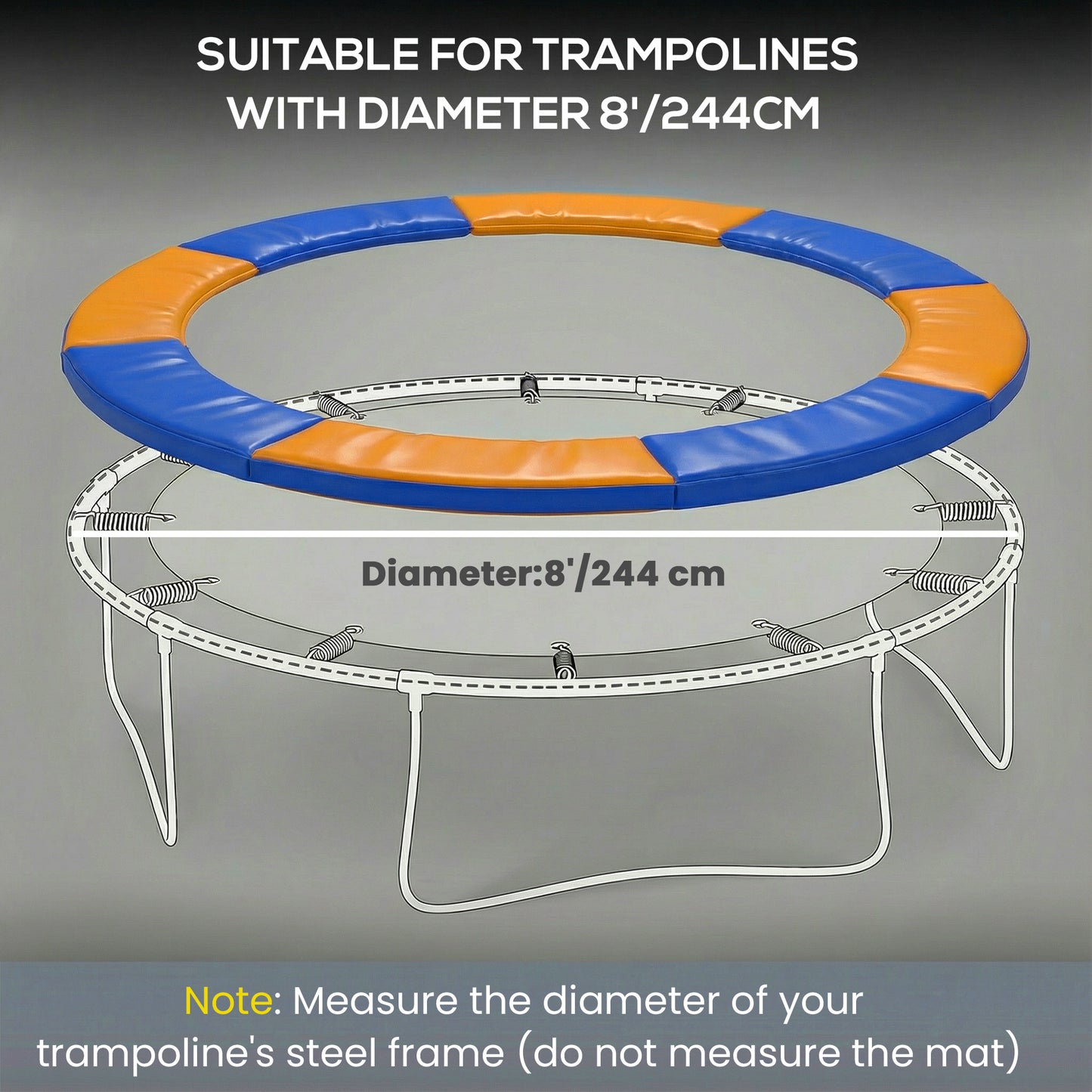 8FT Trampoline Spring Cover (1)