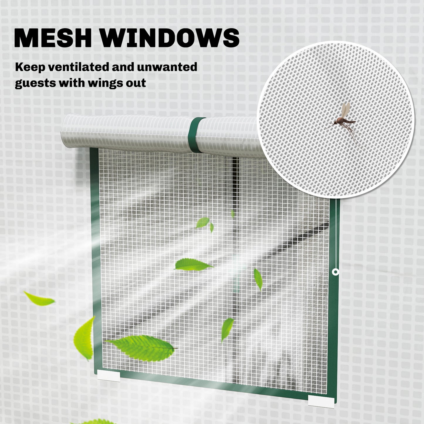 PE Cover Walk-in Outdoor Greenhouse