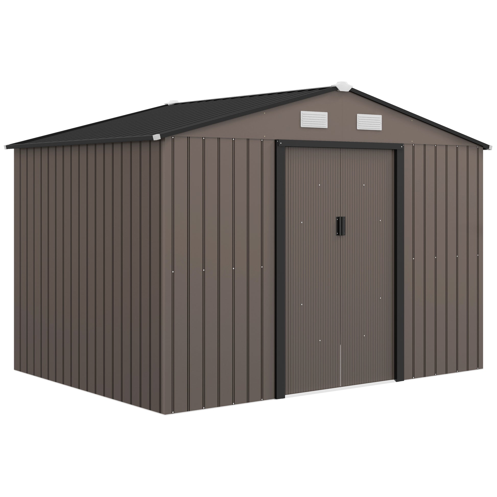 9 x 6FT Garden Metal Storage Shed Outdoor Storage Shed
