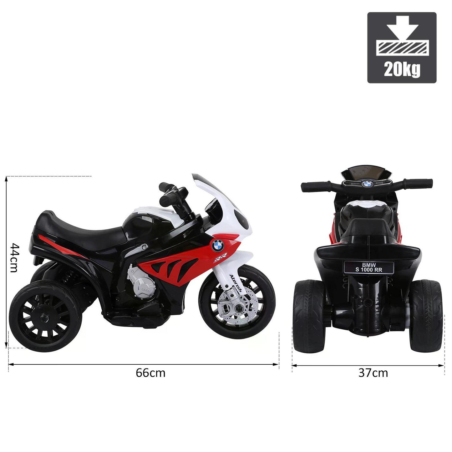 Electric Motorbike for Kids Ride on BMW Motorbike W/Headlights