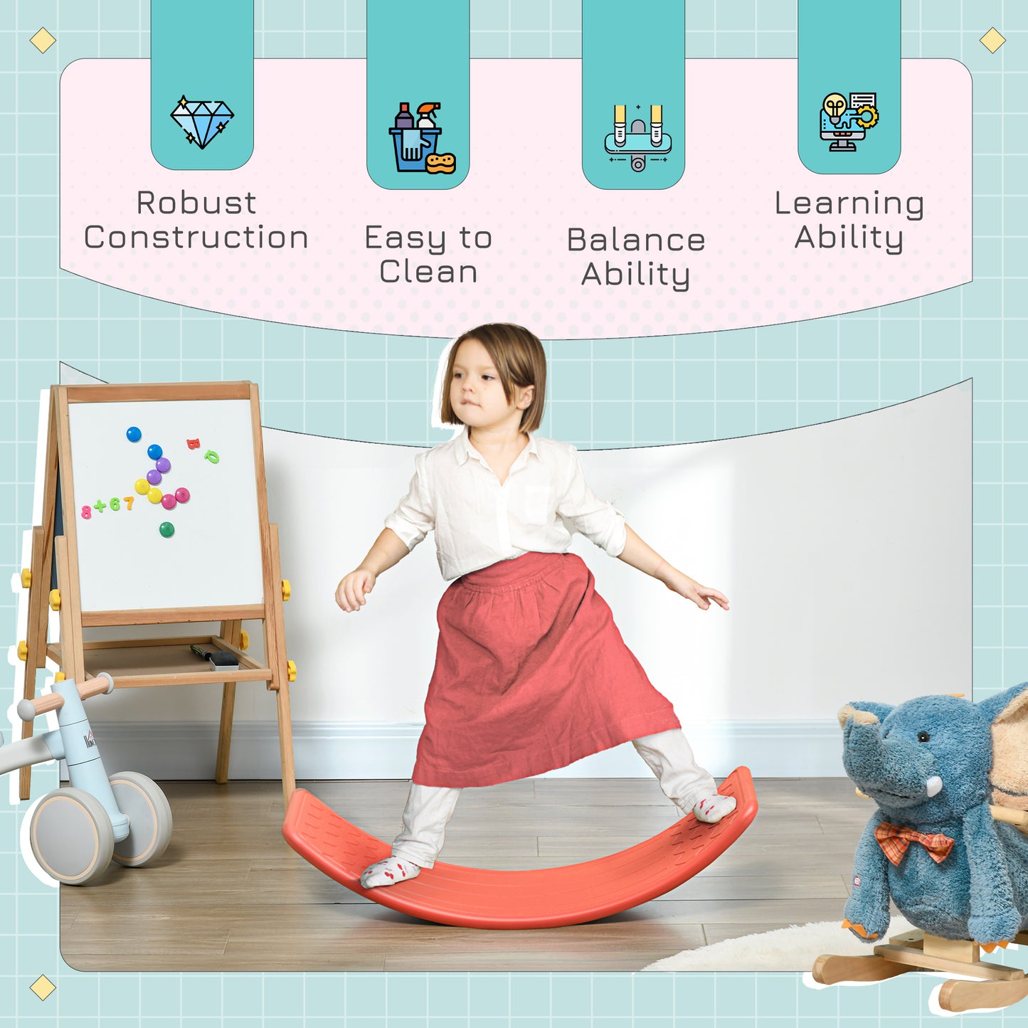 Balance Board Kids Wobble Board