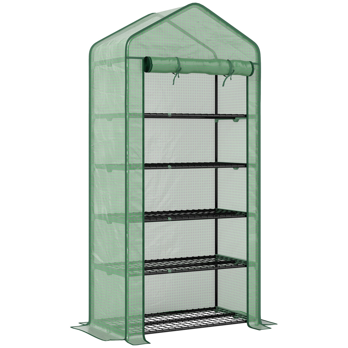 5 Tier Widened Mini Greenhouse with Reinforced PE Cover