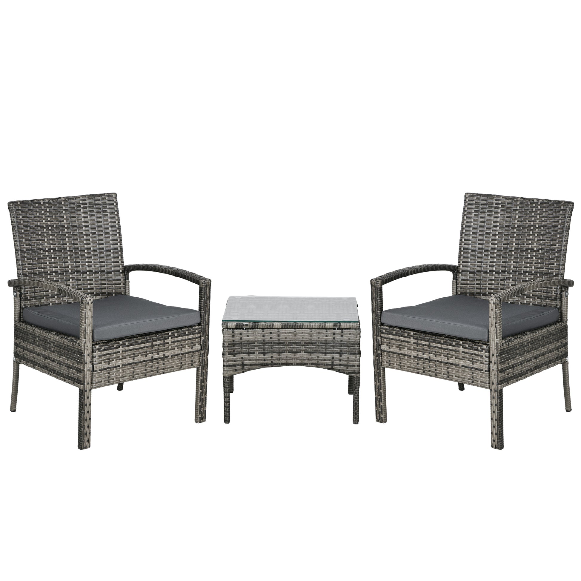 3 Pieces Rattan Bistro Set (5)
