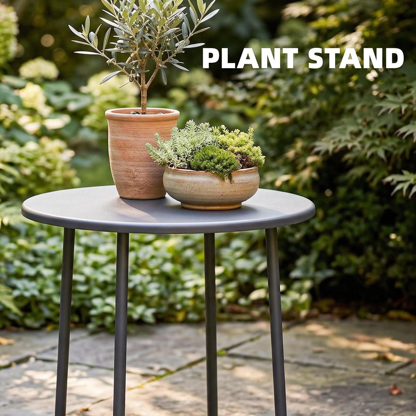 48 cm Round Garden Side Table
