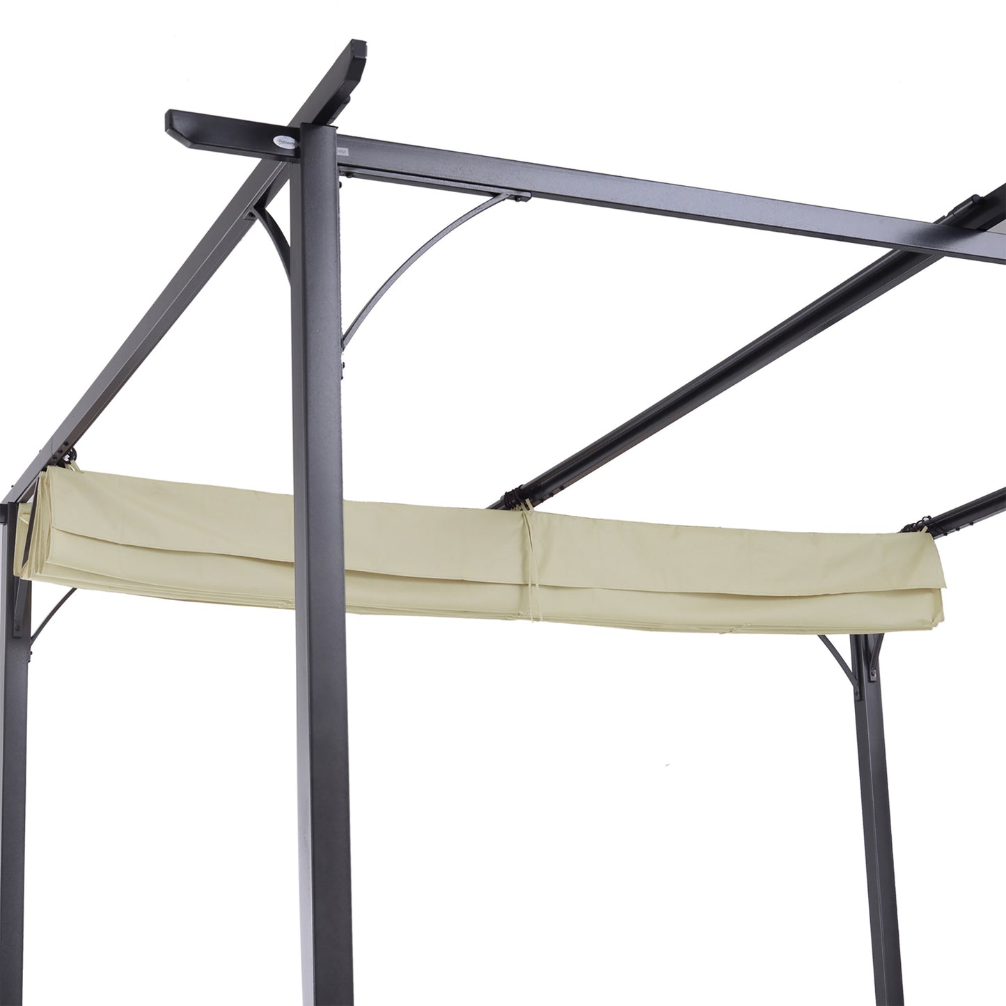 3 x 3(m) Metal Pergola with Retractable Roof