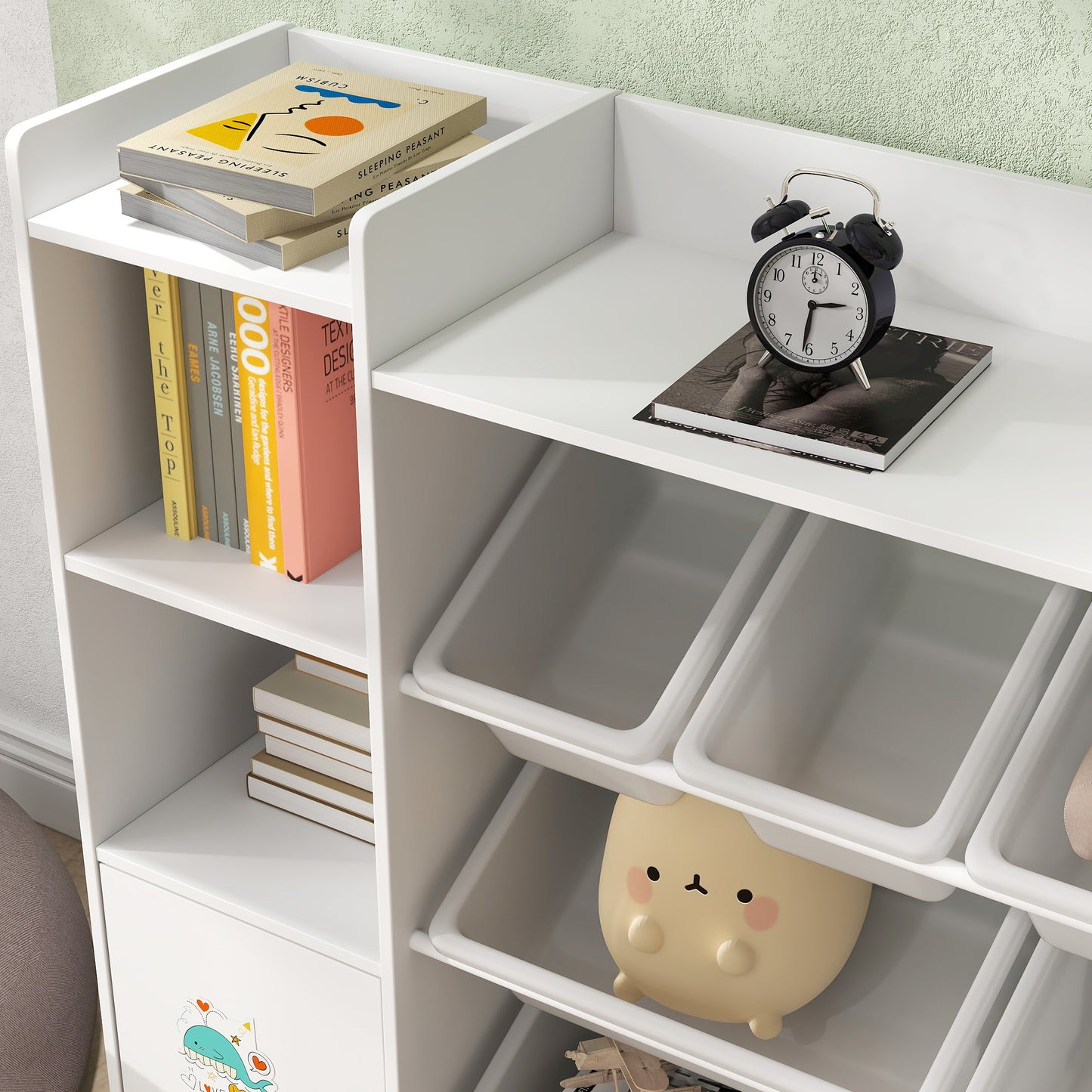 Kids Toy Organizers and Storage with 8 Removable Storage Bins