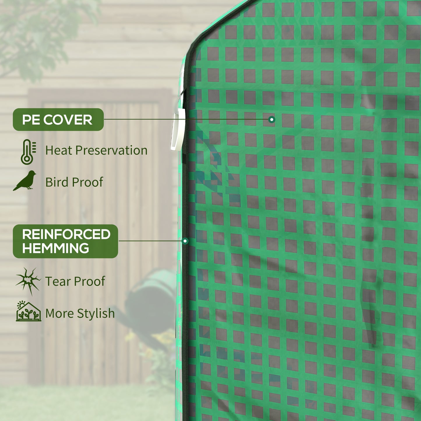 Greenhouse Cover Replacement Walk-in PE Hot House Cover