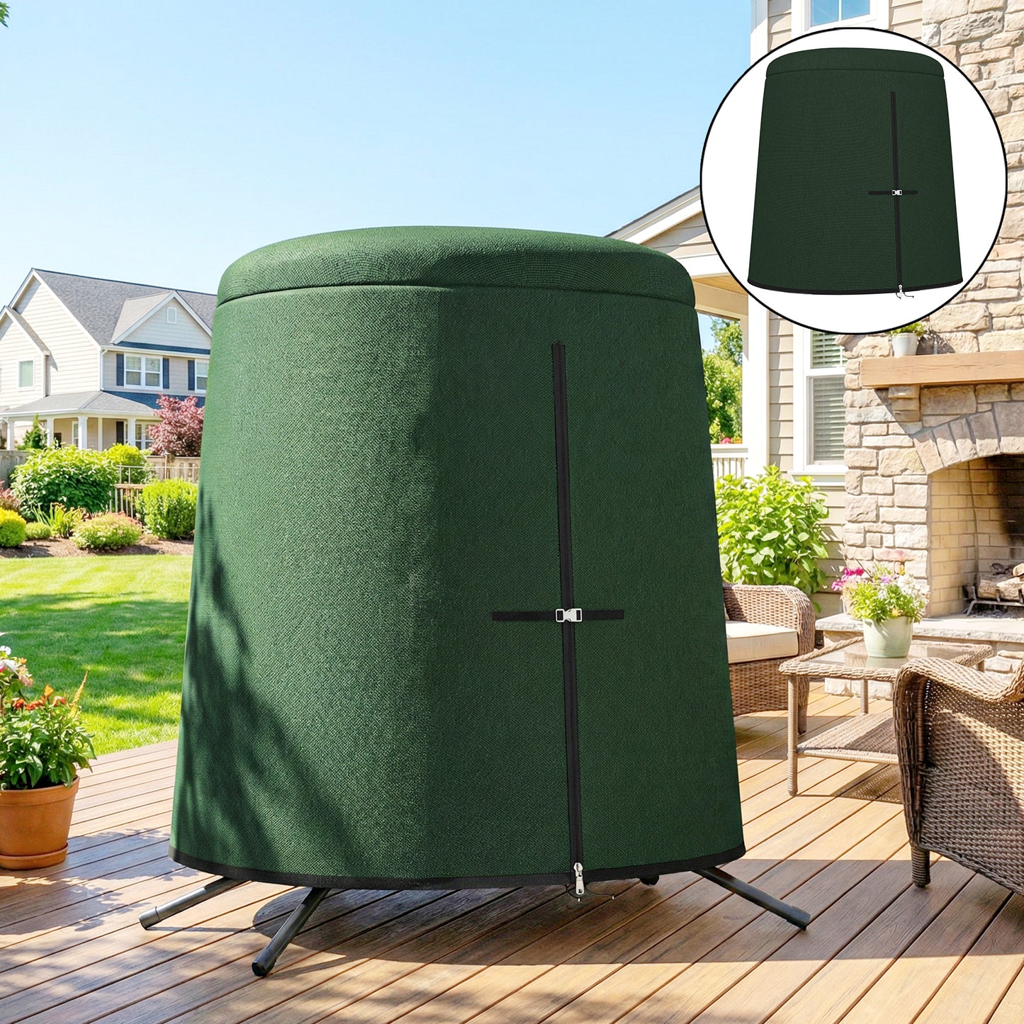196 x 230 cm Hanging Egg Chair Protective Cover