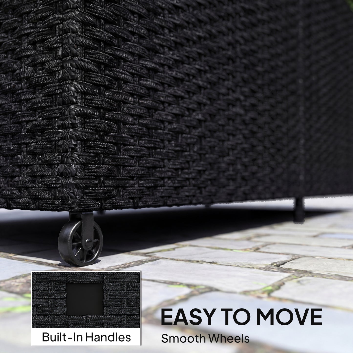 650L Garden Storage Box with 2 Wheels