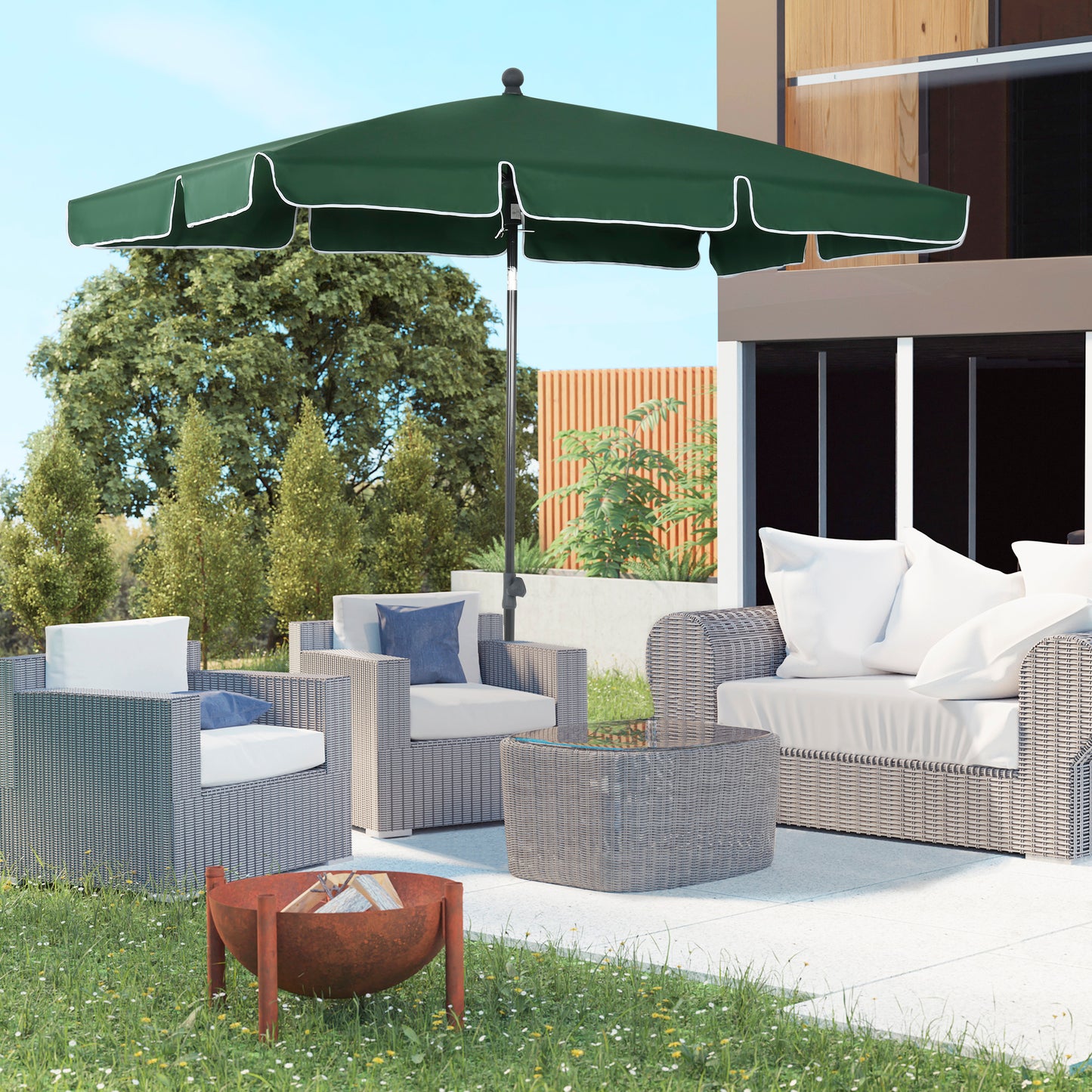 Garden Parasol Umbrella, Outdoor Market Table Umbrella