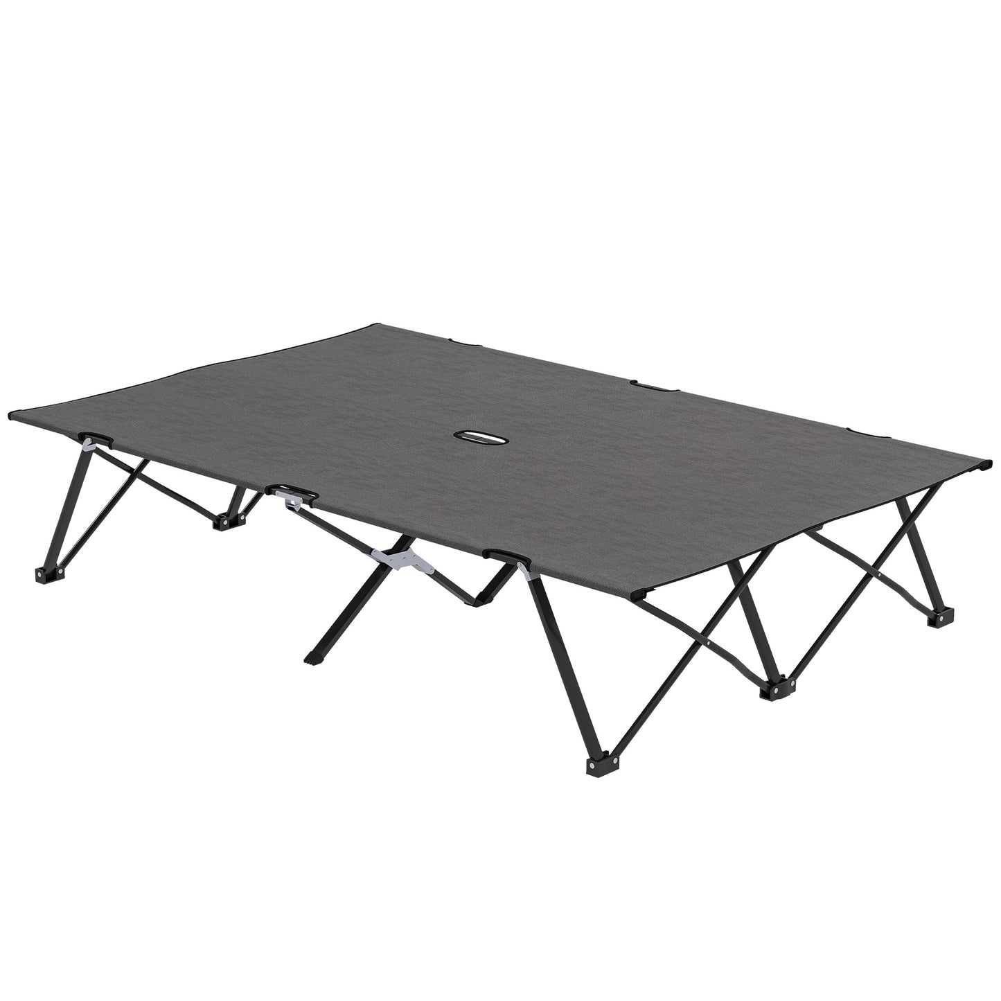Double Camping Cot Bed, with Bag
