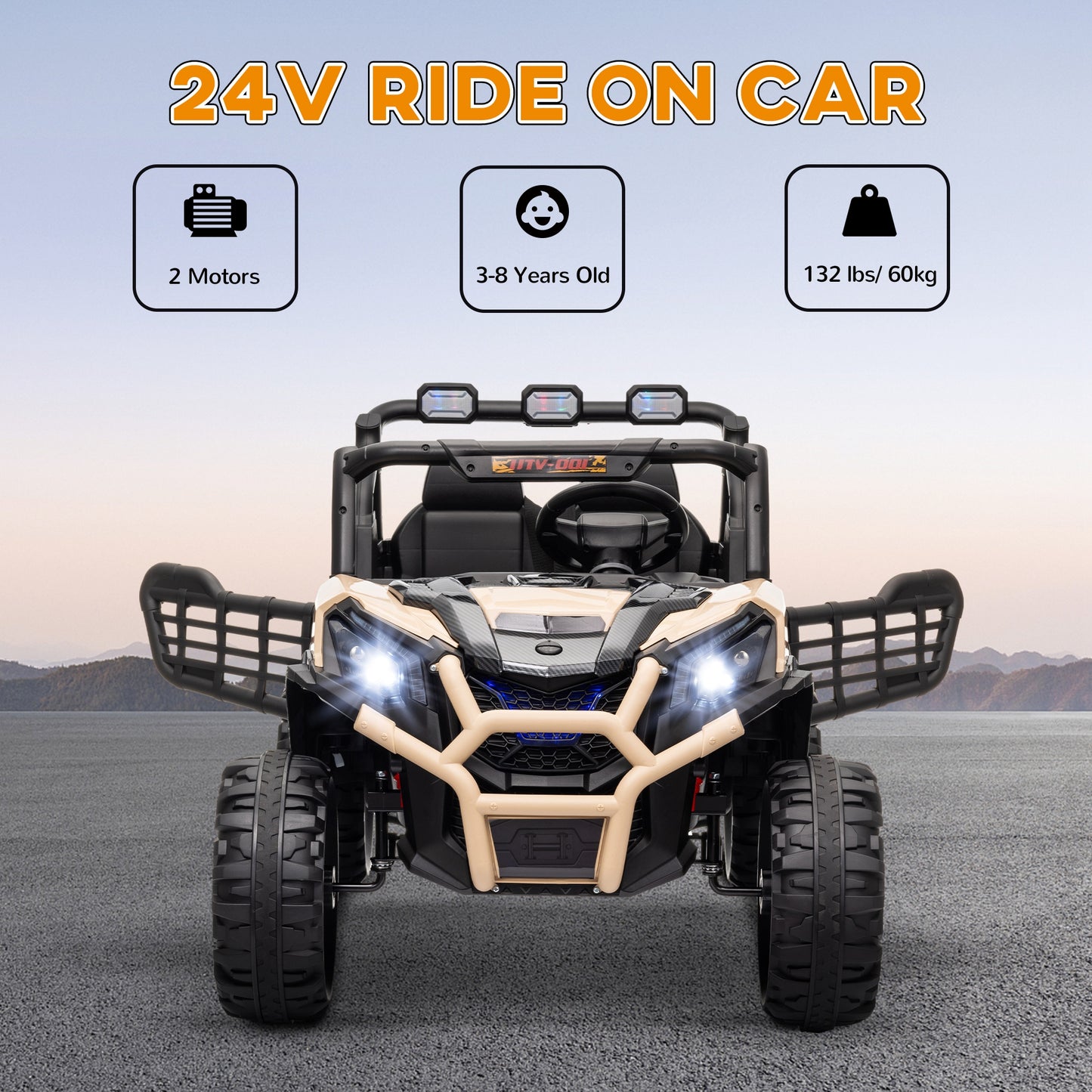 24V 2 Seater Kids Electric Car with Remote Control