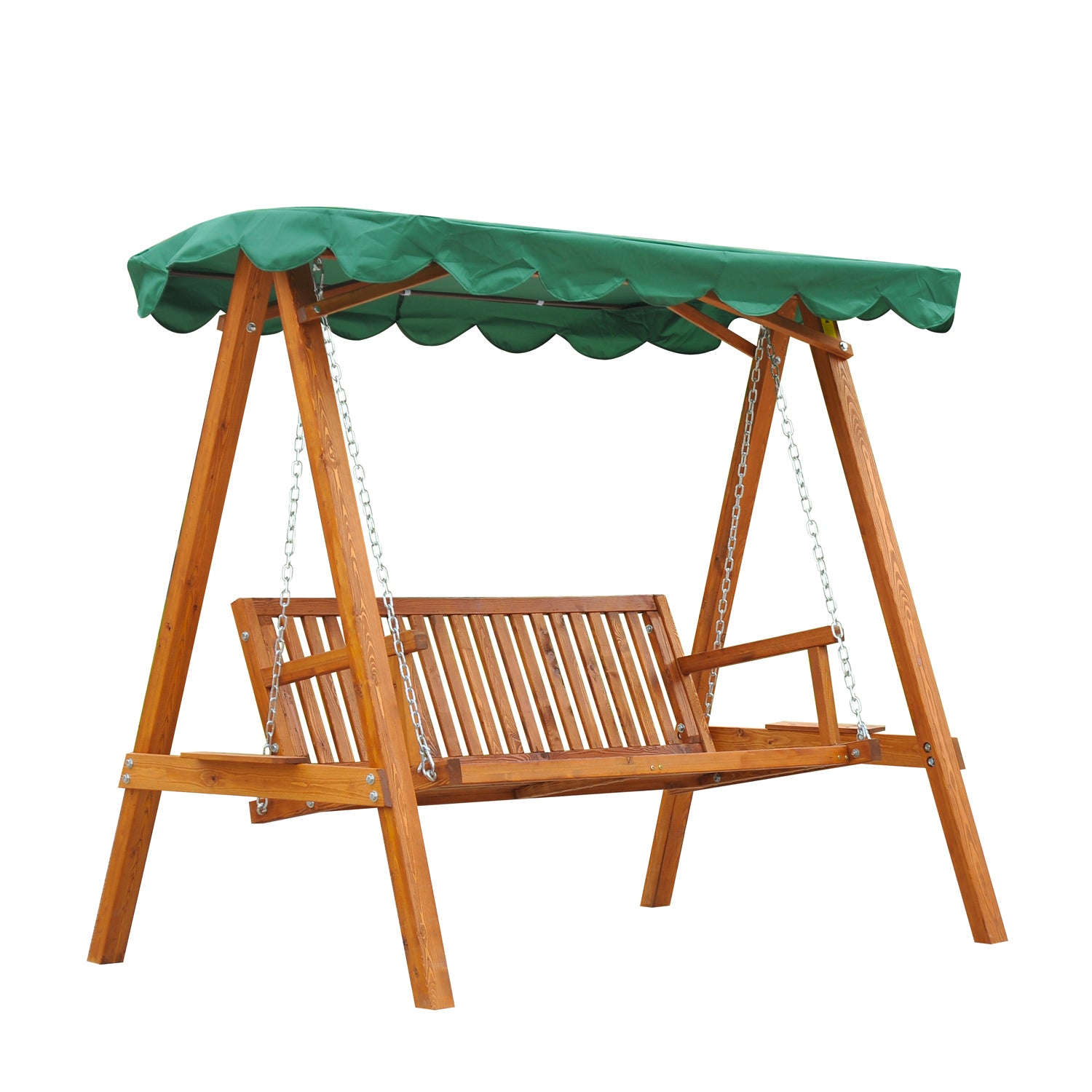 3-Seater Pinewood Swing Chair