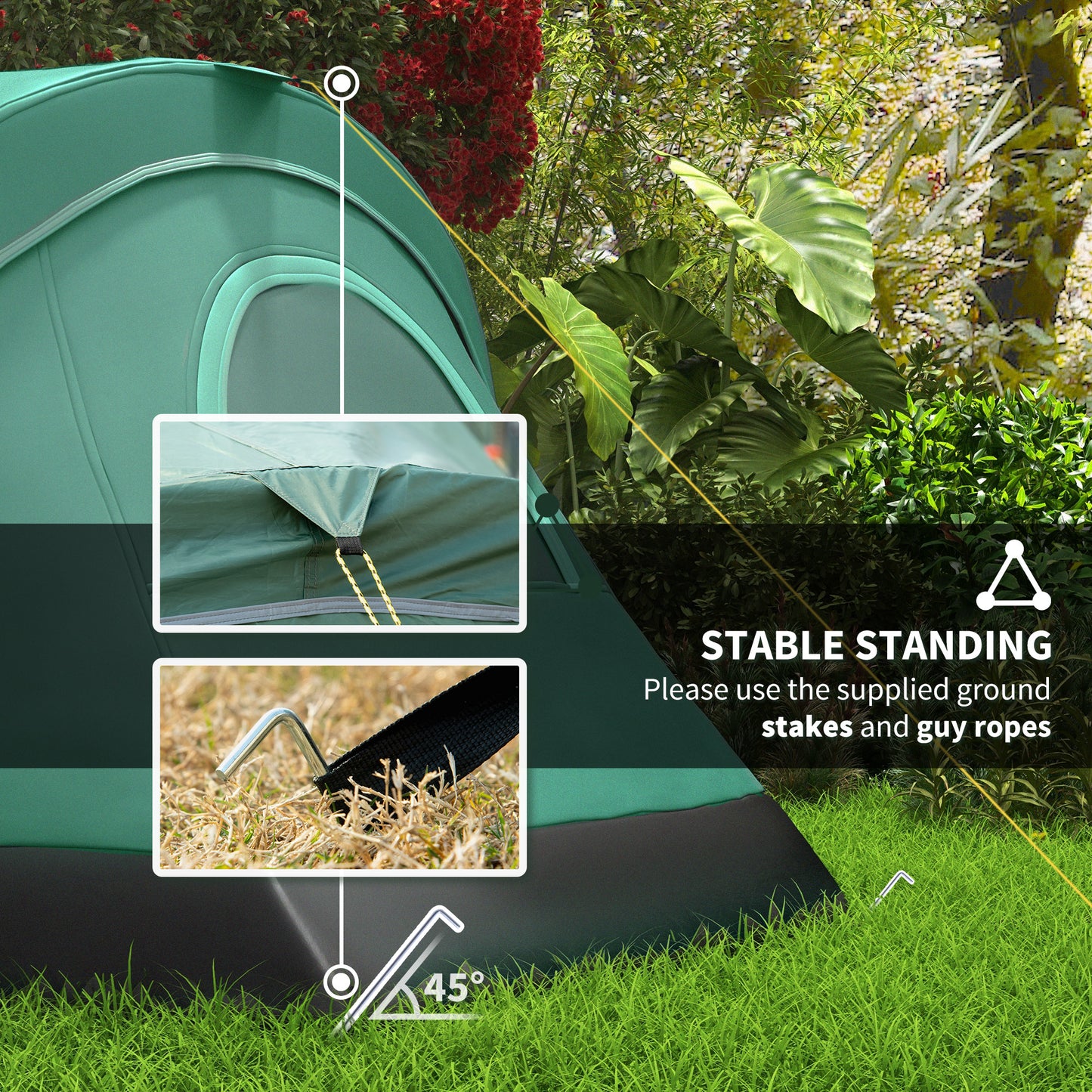 5-6 Man Dome Camping Tent
